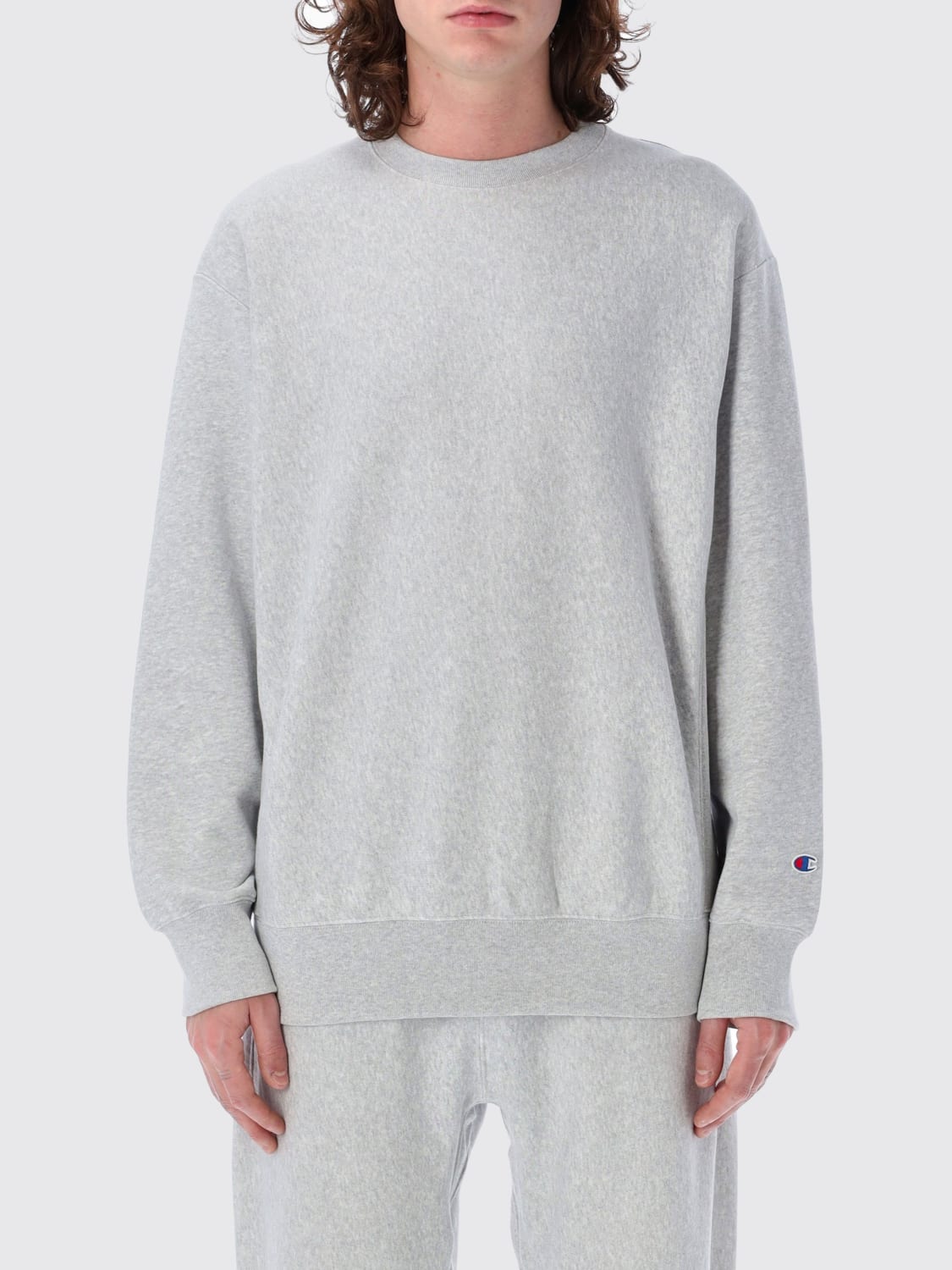 CHAMPION SWEATSHIRT: Sweatshirt men Champion, Grey - Img 1