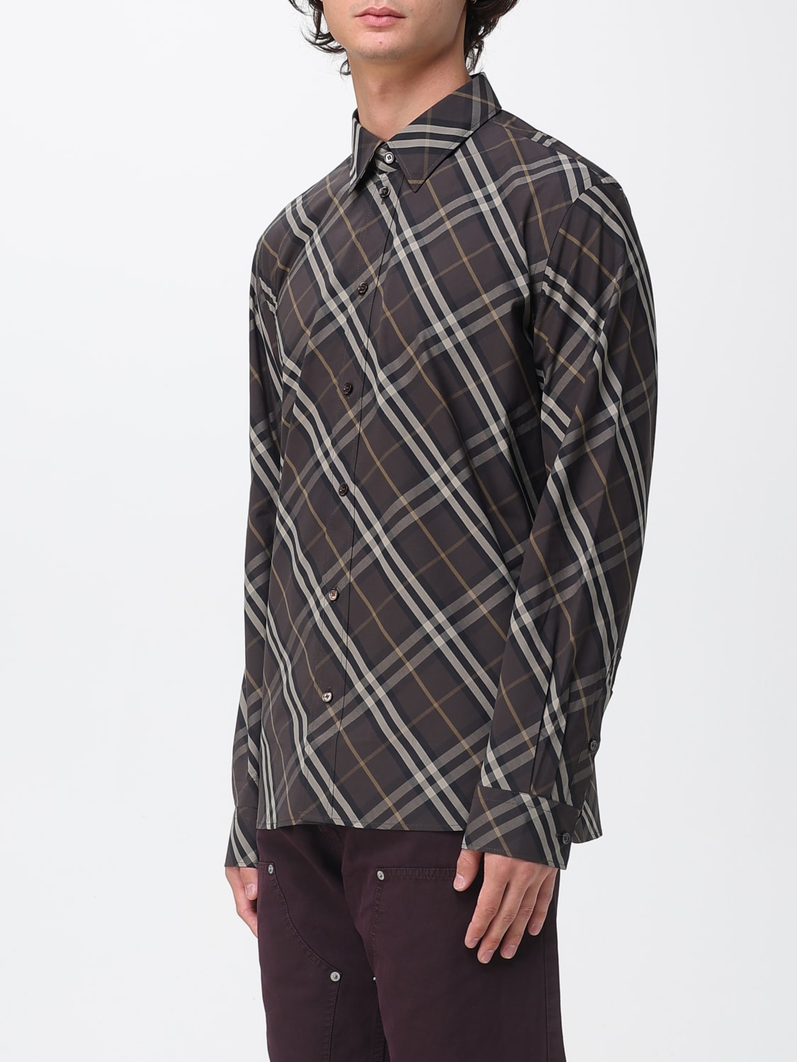 BURBERRY HEMD: Hemd herren Burberry, Braun - Img 4