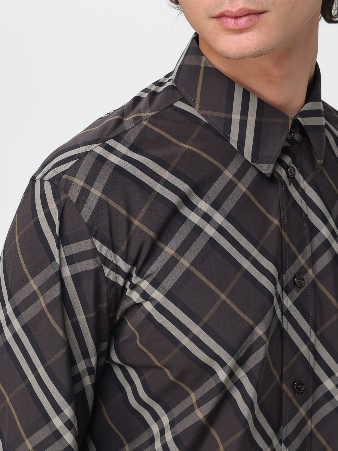 BURBERRY HEMD: Hemd herren Burberry, Braun - Img 5