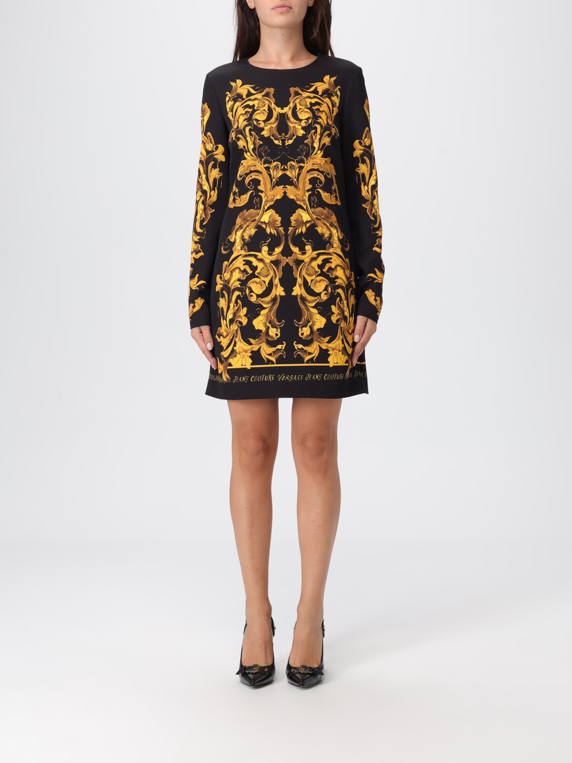 VERSACE JEANS COUTURE DRESS: Dress woman Versace Jeans Couture, Black - Img 1
