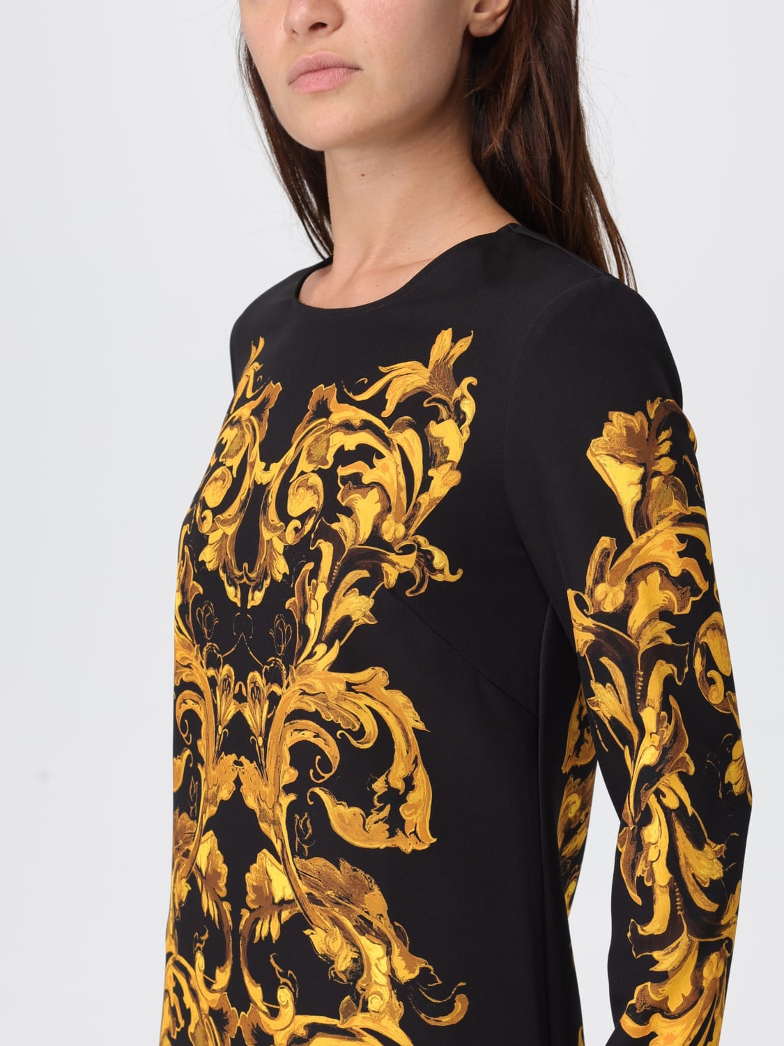 VERSACE JEANS COUTURE DRESS: Dress woman Versace Jeans Couture, Black - Img 3