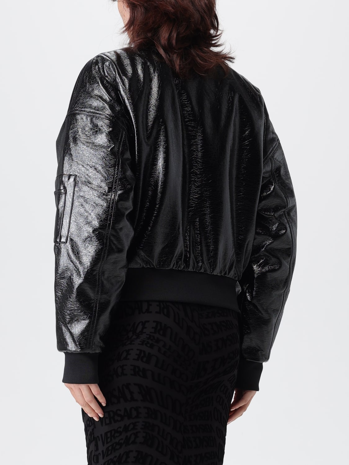 VERSACE JEANS COUTURE CHAQUETA: Chaqueta mujer Versace Jeans Couture, Negro - Img 2