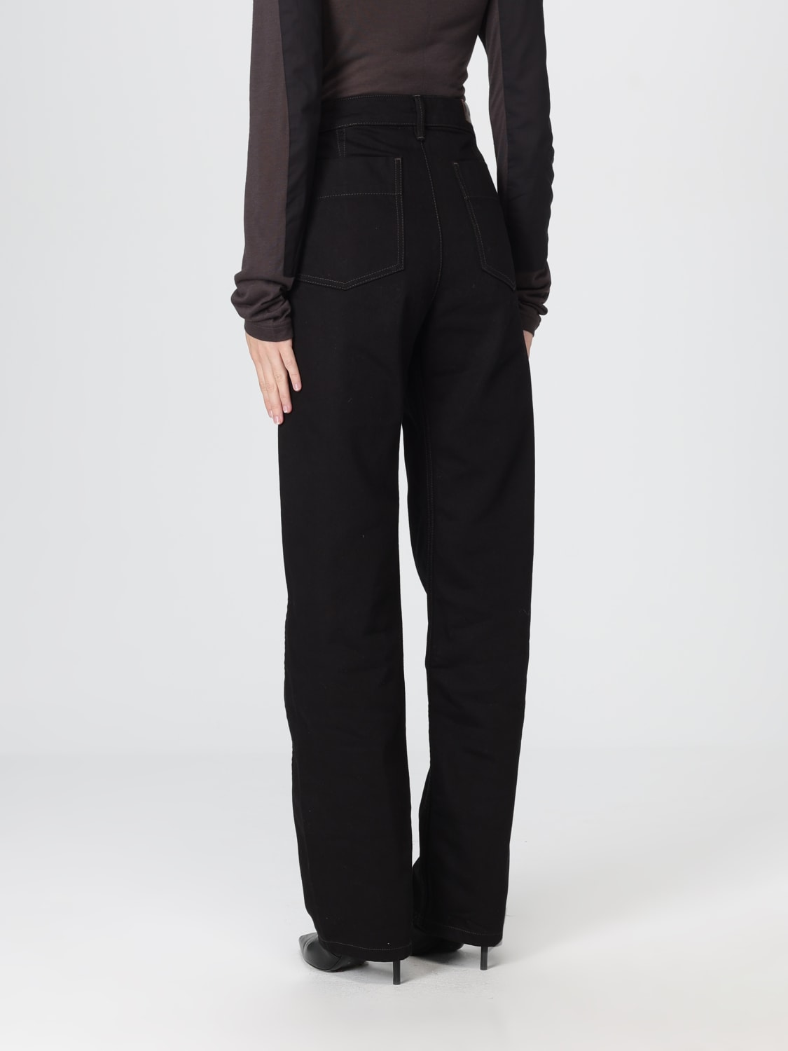 LEMAIRE JEANS: Jeans Lemaire in denim , Nero - Img 3