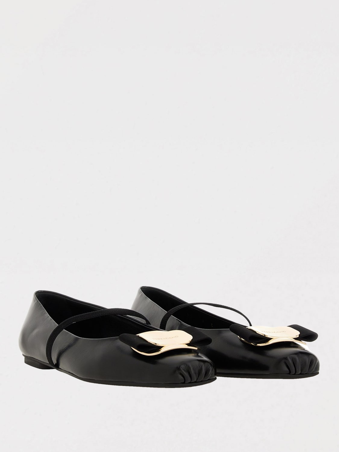 FERRAGAMO BALLET FLAT: Flat shoes woman Ferragamo, Black - Img 2