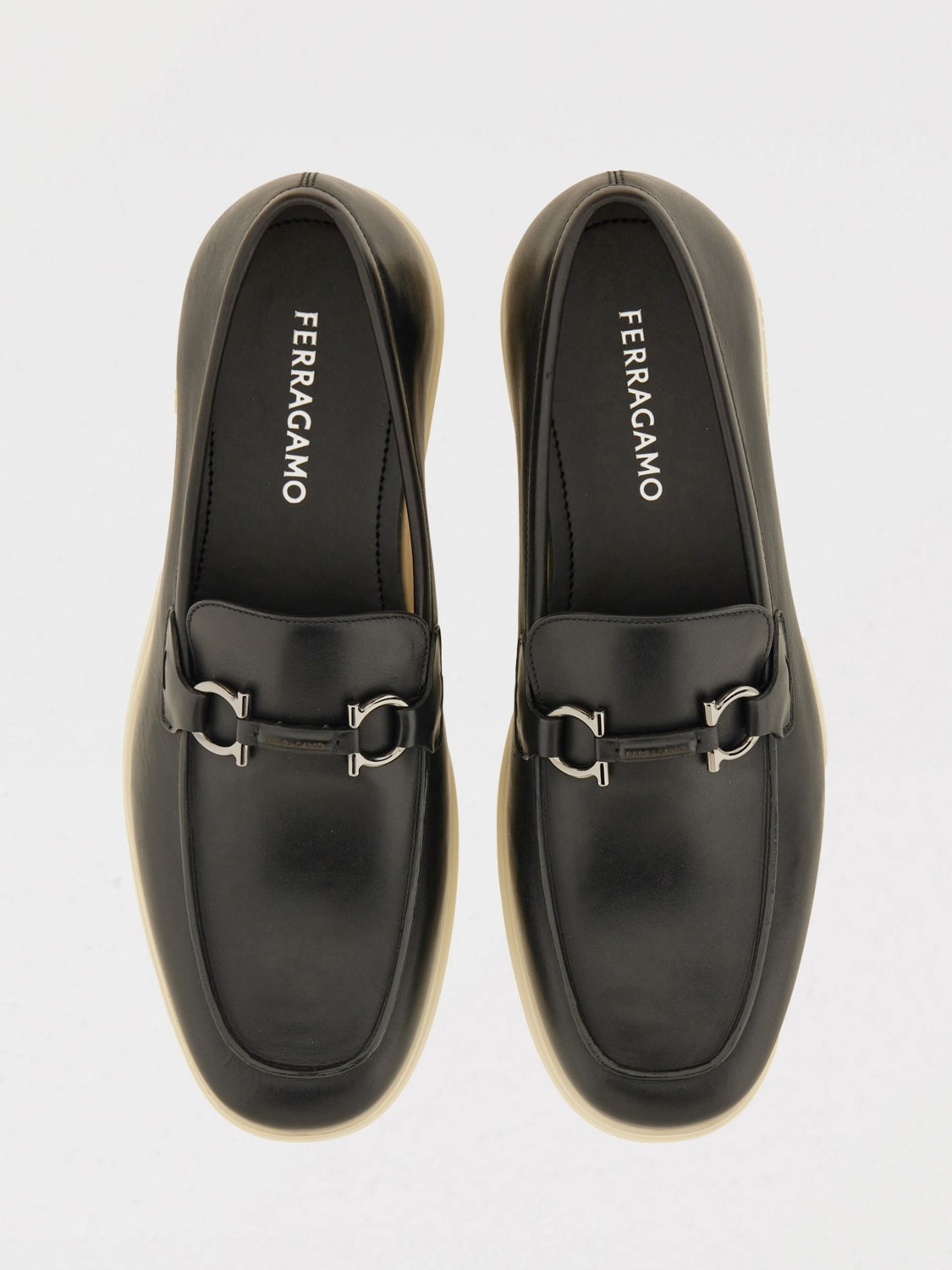 FERRAGAMO LOAFERS: Loafers men Ferragamo, Black - Img 4