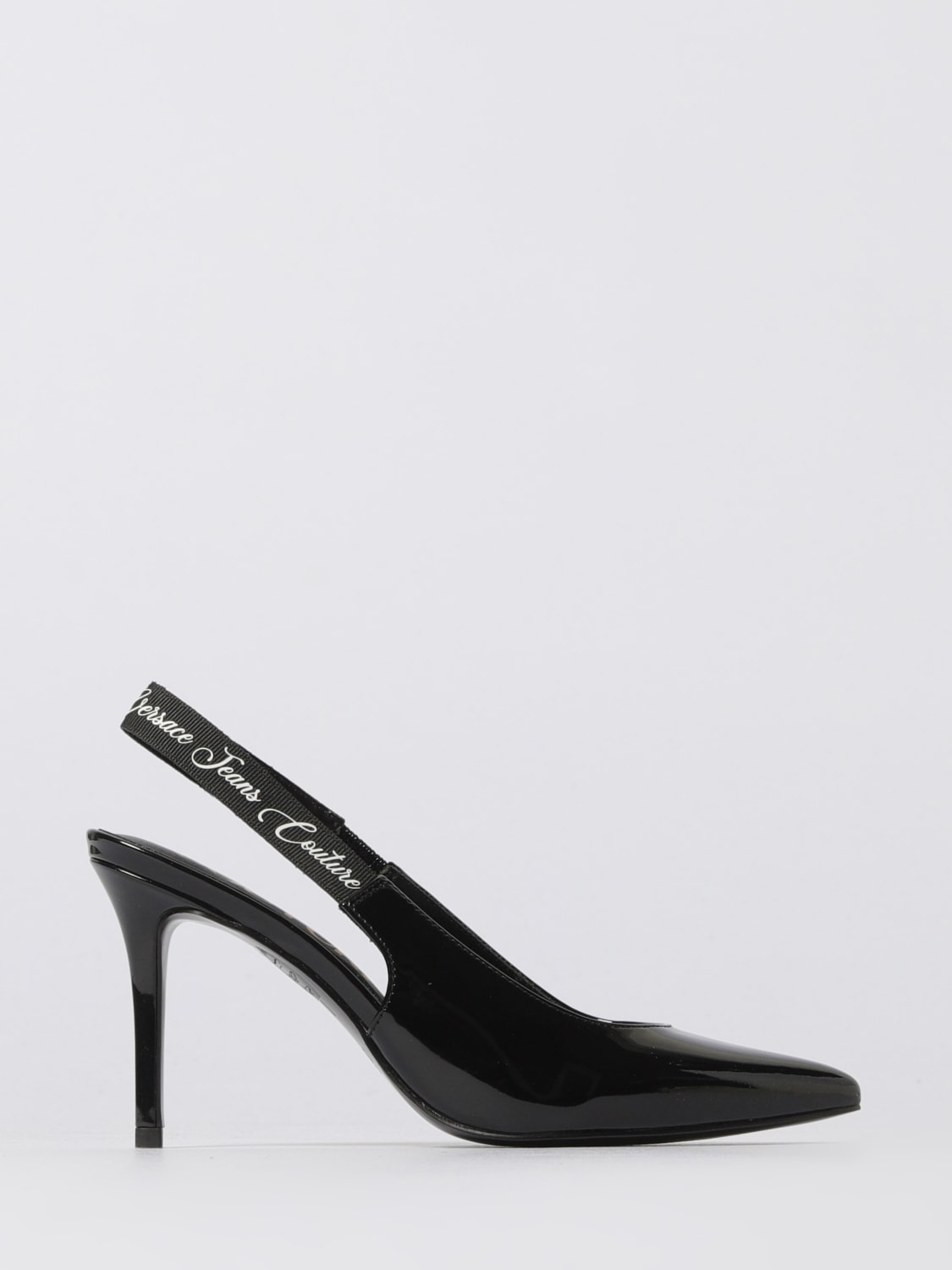 VERSACE JEANS COUTURE PUMP: Ballet flats woman Versace Jeans Couture, Black - Img 1