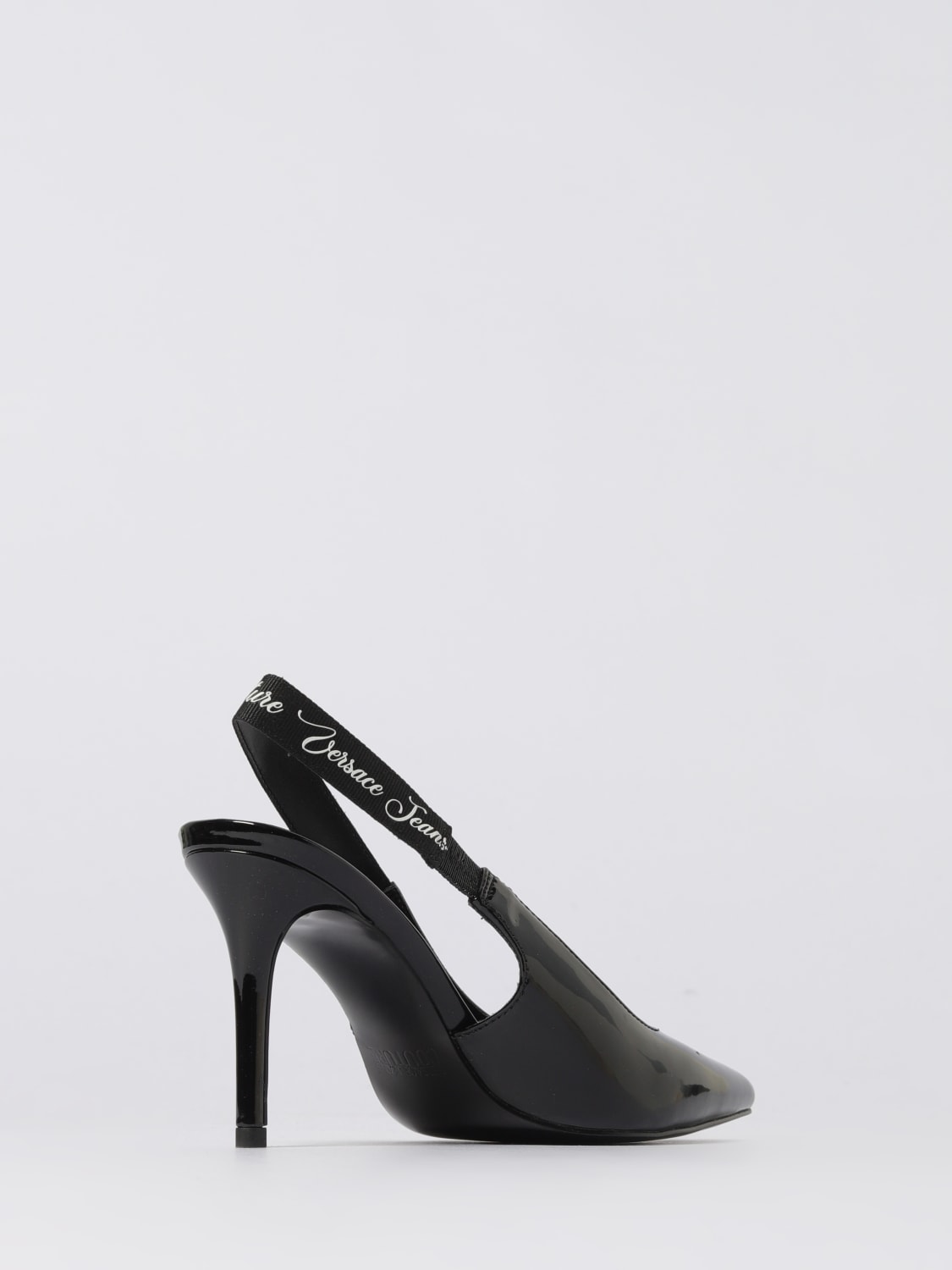 VERSACE JEANS COUTURE PUMP: Ballet flats woman Versace Jeans Couture, Black - Img 3