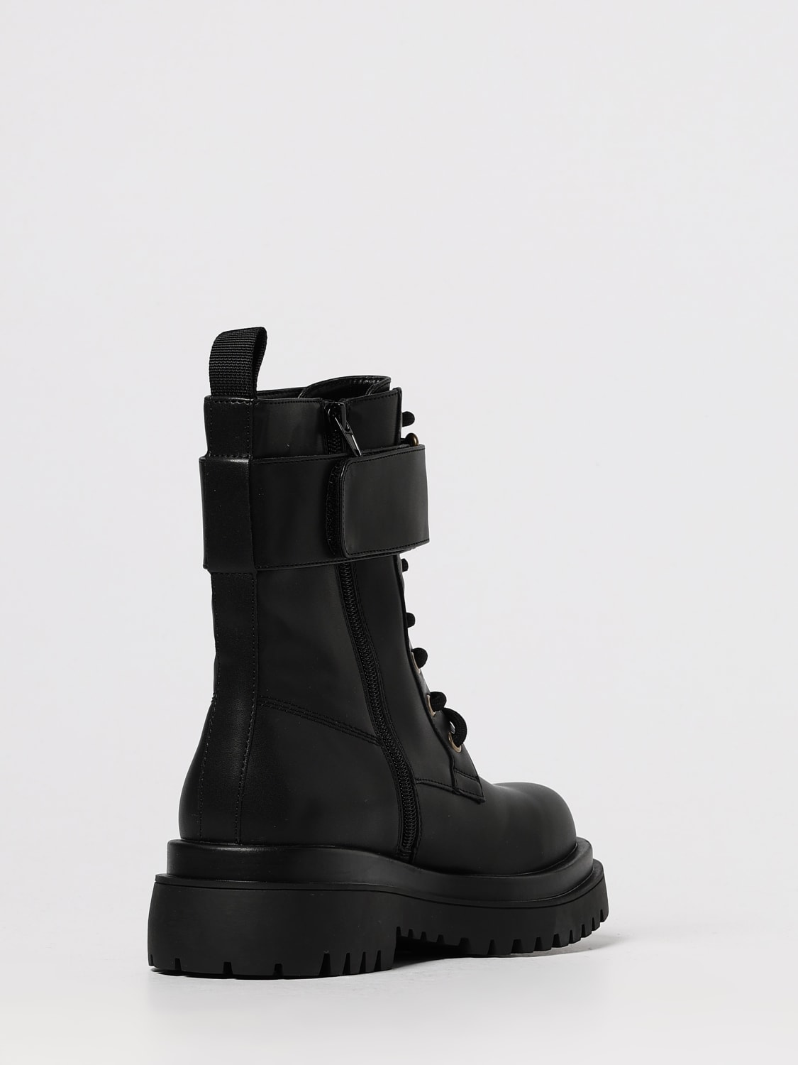 VERSACE JEANS COUTURE BOTAS: Botines planos mujer Versace Jeans Couture, Negro - Img 3