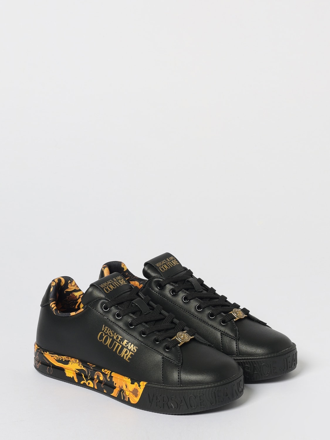 VERSACE JEANS COUTURE SNEAKERS: Sneakers woman Versace Jeans Couture, Black - Img 2