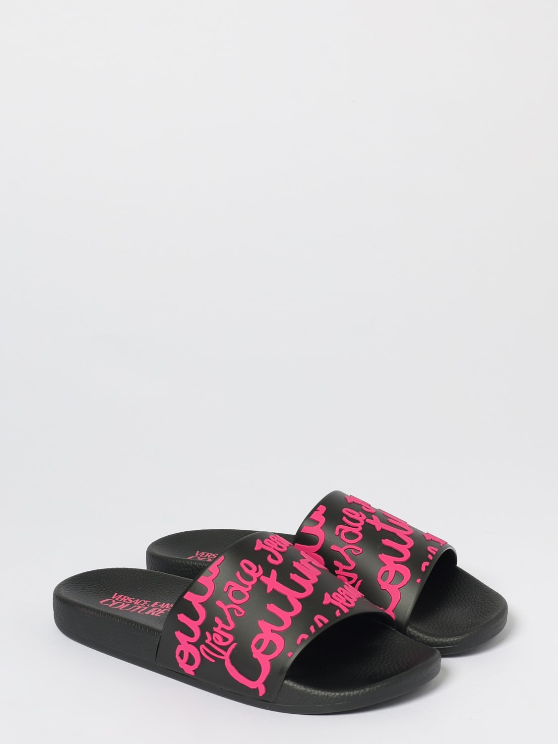 VERSACE JEANS COUTURE SANDALES À TALONS: Baskets femme Versace Jeans Couture, Noir - Img 2