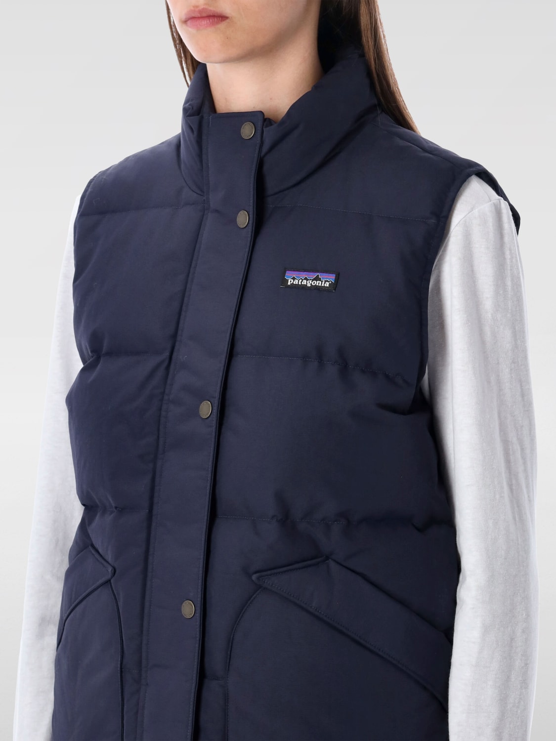 PATAGONIA WAISTCOAT: Jacket woman Patagonia, Blue - Img 3