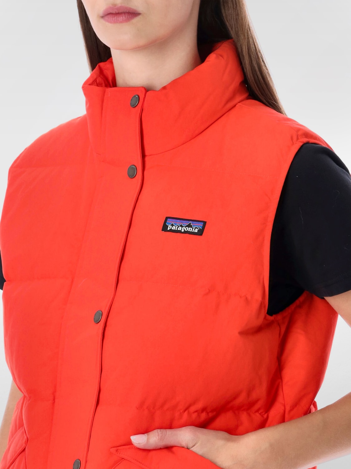 PATAGONIA CHALECO: Chaqueta mujer Patagonia, Rojo - Img 3