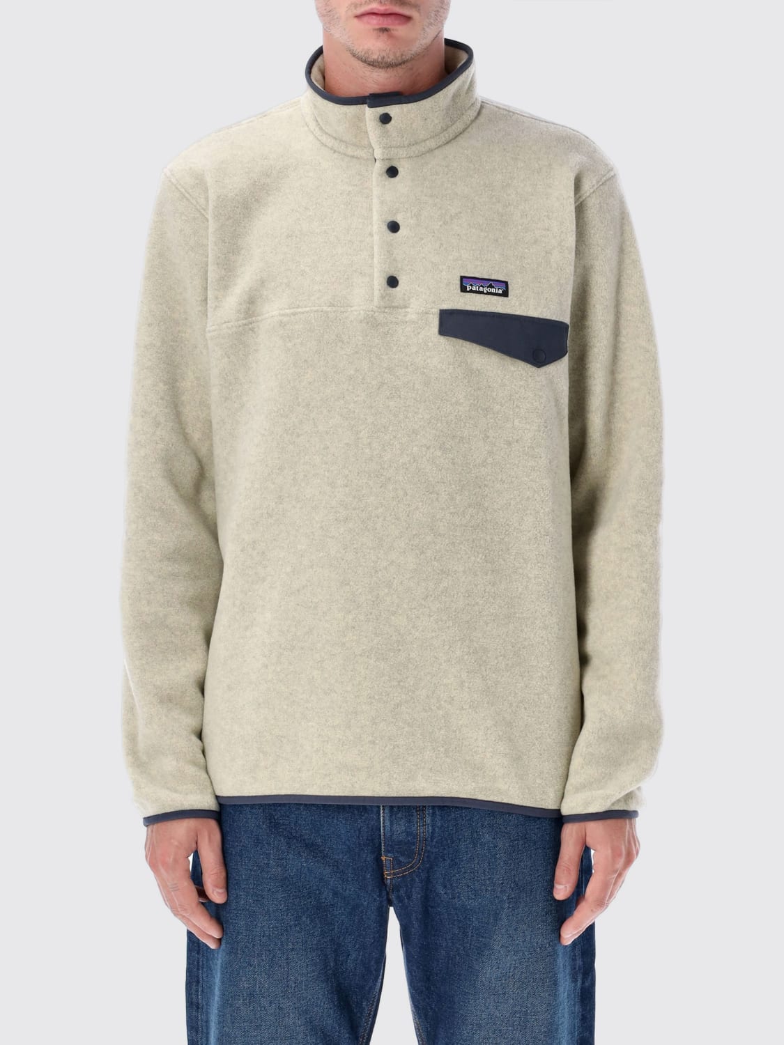 PATAGONIA JERSEY: Chaqueta hombre Patagonia, Beige - Img 1