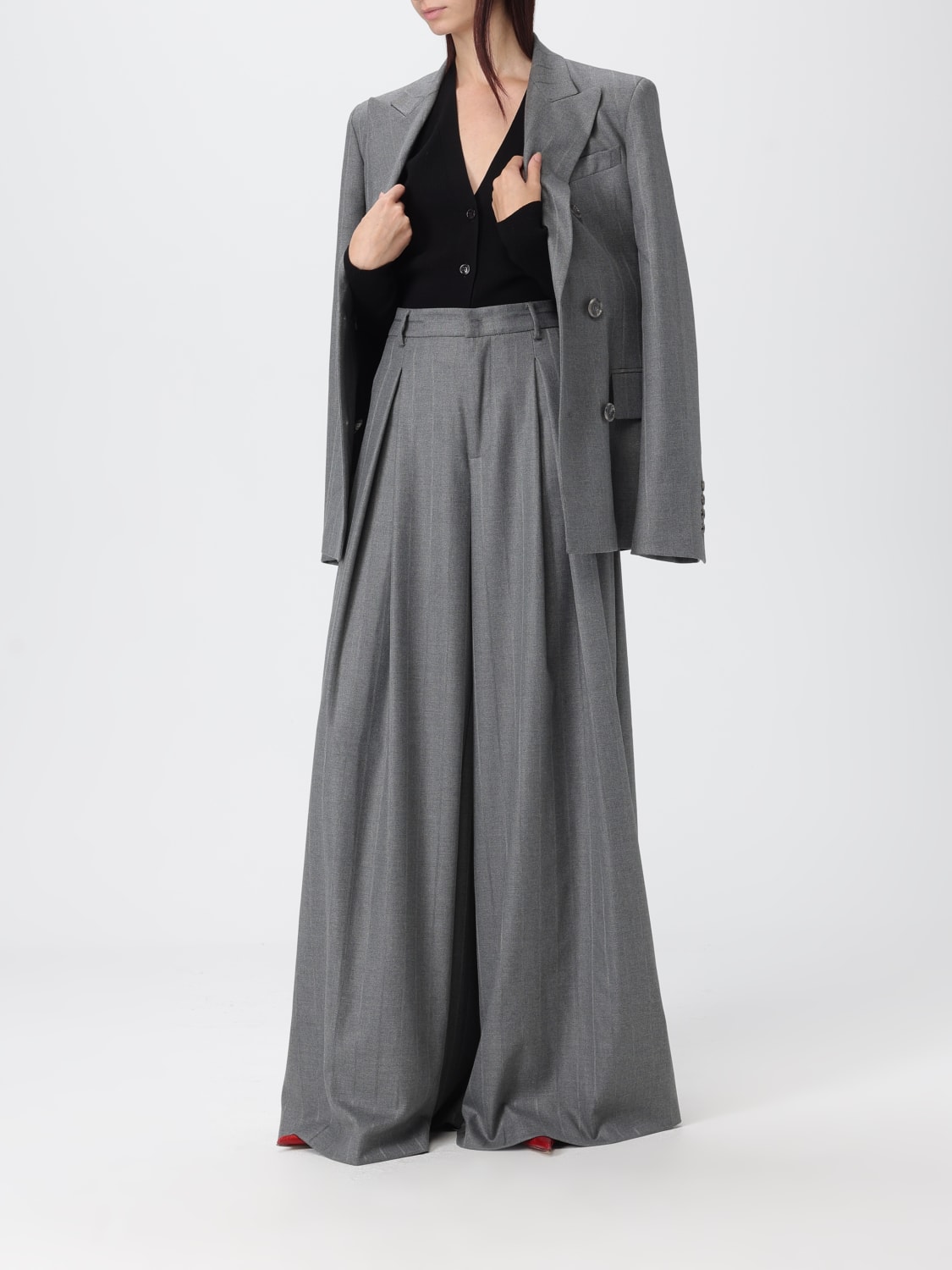 THE ANDAMANE JACKET: Blazer woman Andamane, Grey - Img 2