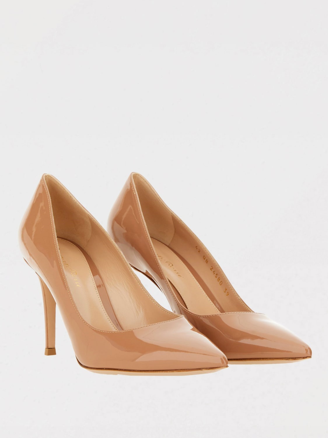 GIANVITO ROSSI DÉCOLLETÉ: Décolleté Gianvito Rossi in vernice , Nudo - Img 2