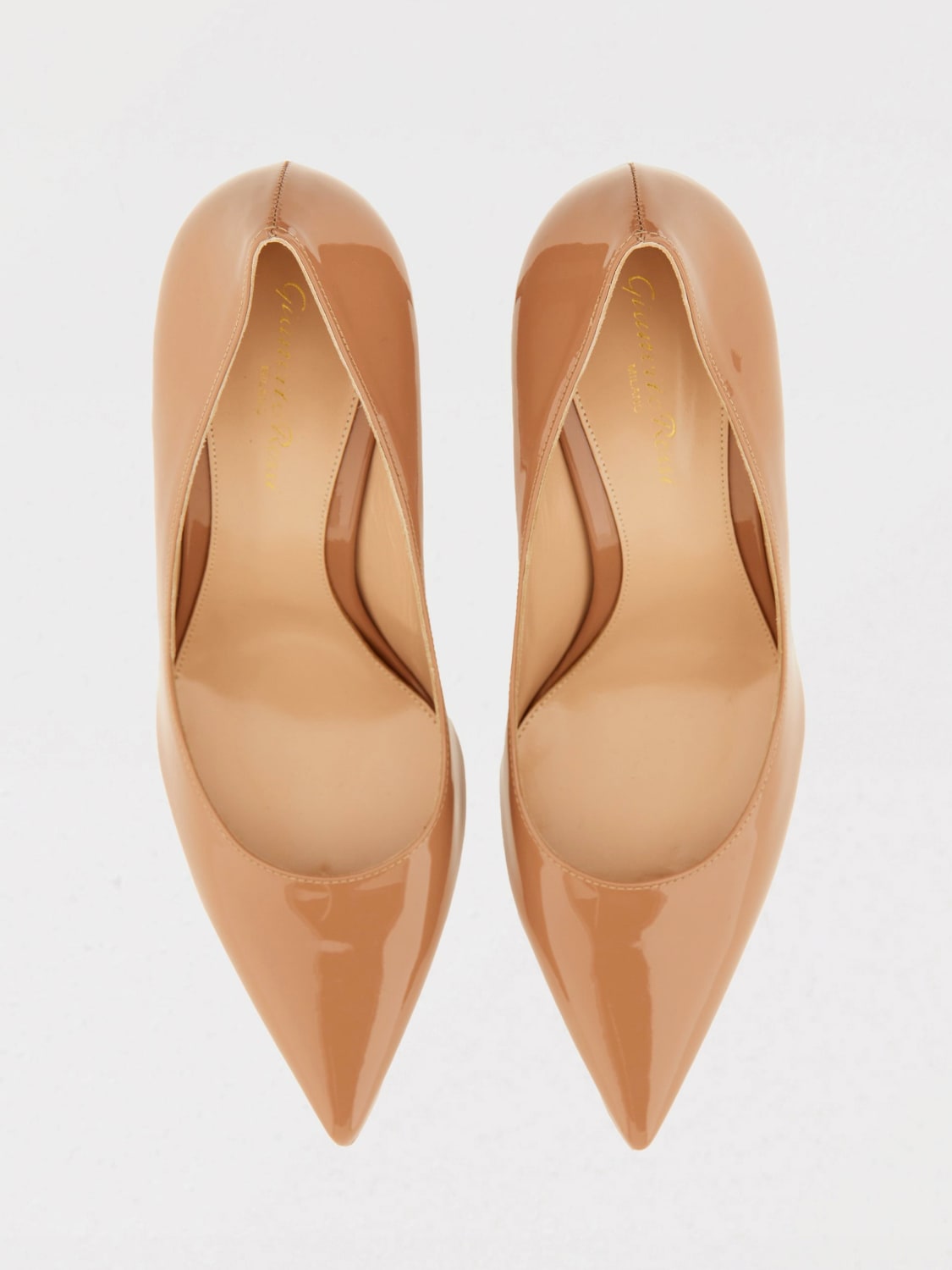 GIANVITO ROSSI DÉCOLLETÉ: Décolleté Gianvito Rossi in vernice , Nudo - Img 4