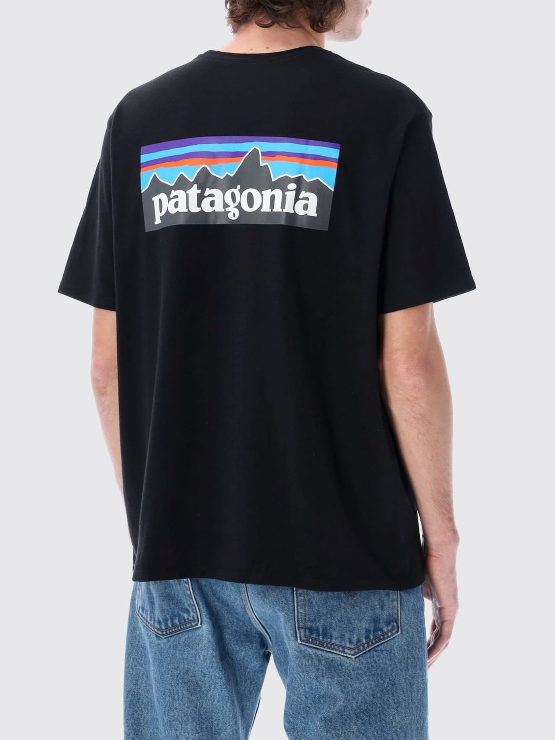PATAGONIA T-SHIRT: T-shirt herren Patagonia, Schwarz - Img 2