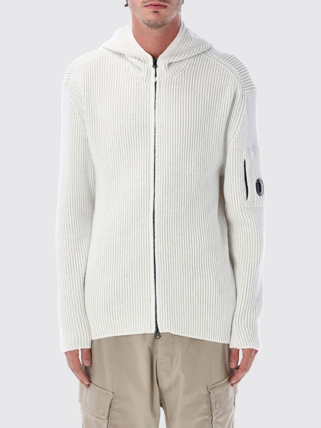 C.P. COMPANY SWEATER: Sweater men C.P. Company, White - Img 1