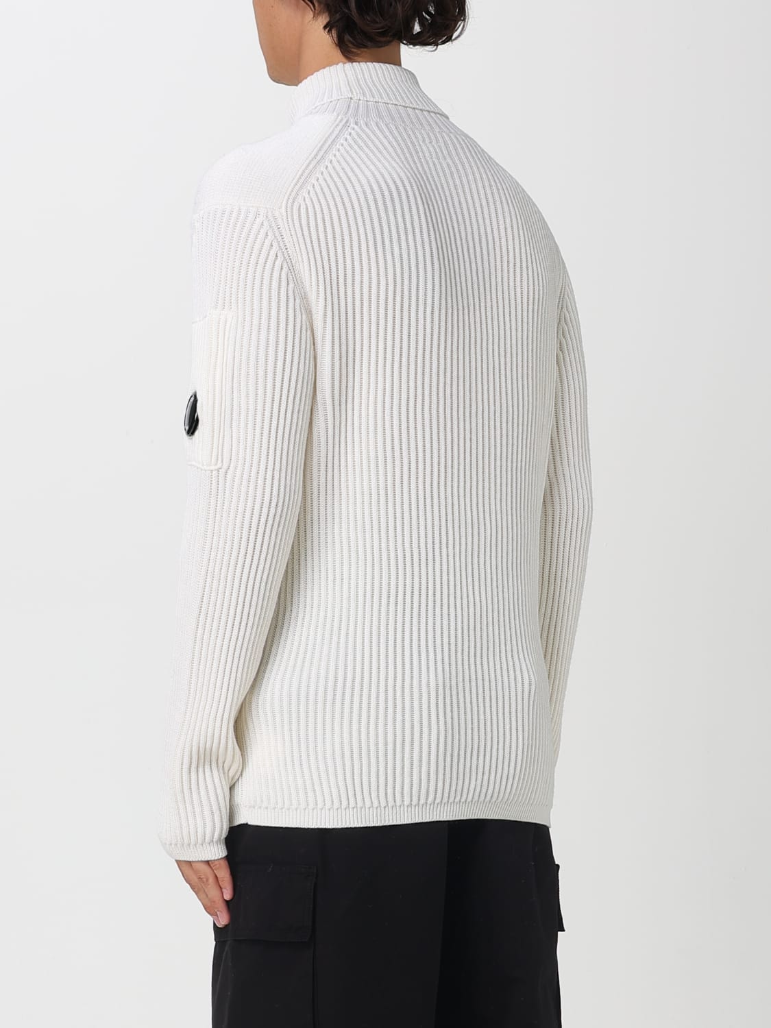 C.P. COMPANY SWEATER: Sweater men C.P. Company, White - Img 2