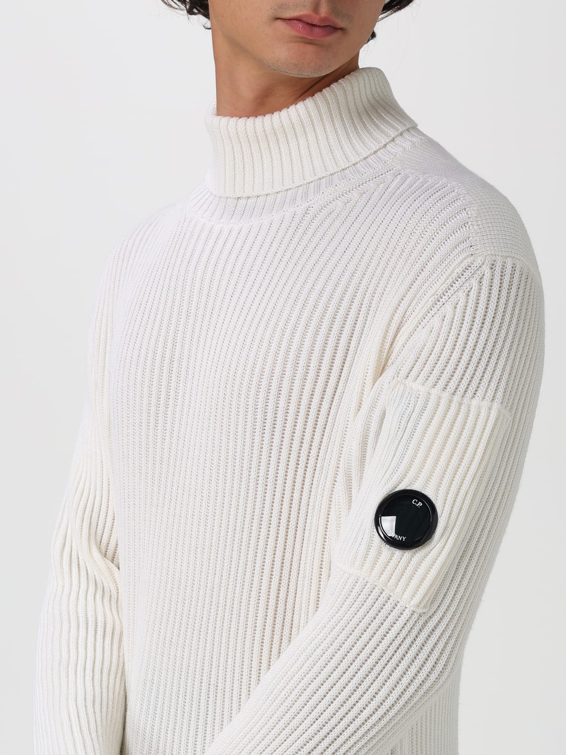 C.P. COMPANY SWEATER: Sweater men C.P. Company, White - Img 3