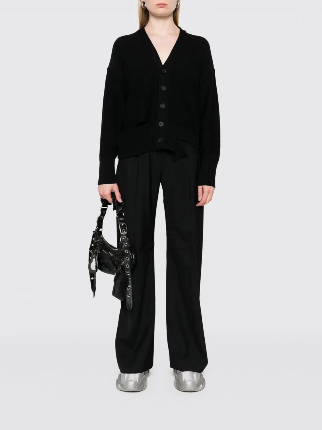 MM6 MAISON MARGIELA СВИТЕР: Свитер Женское Mm6 Maison Margiela, Черный - Img 2