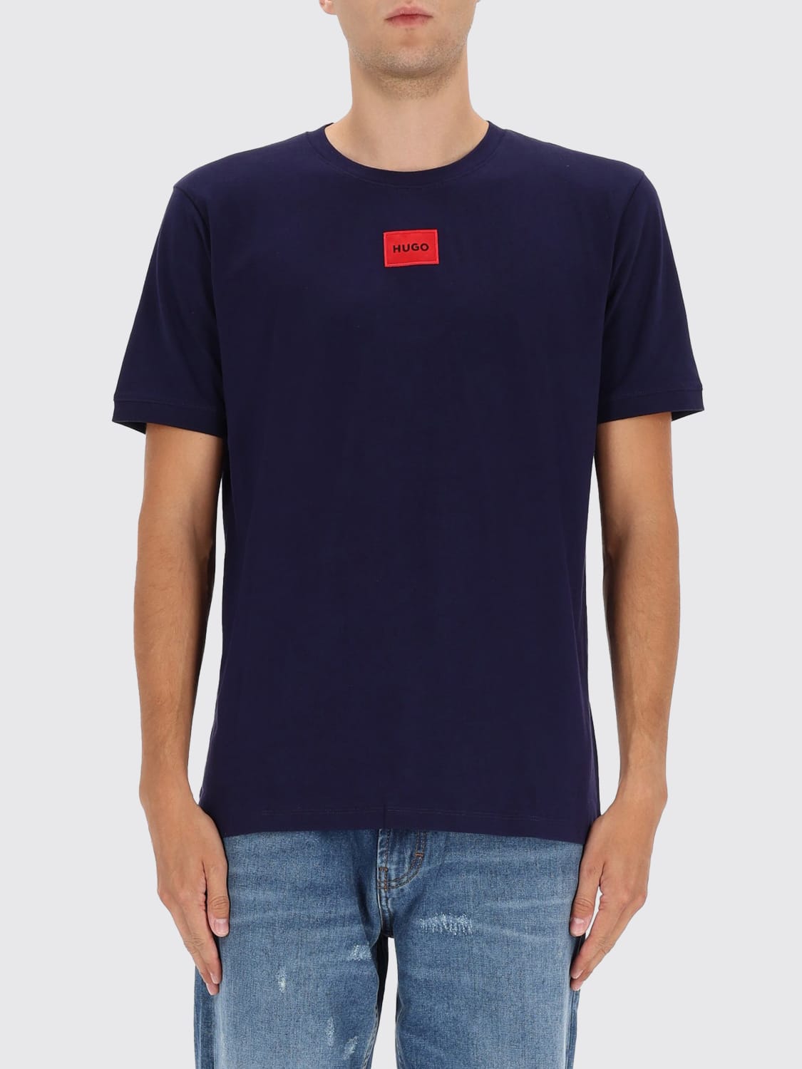 HUGO T-SHIRT: T-shirt men Hugo, Blue - Img 1