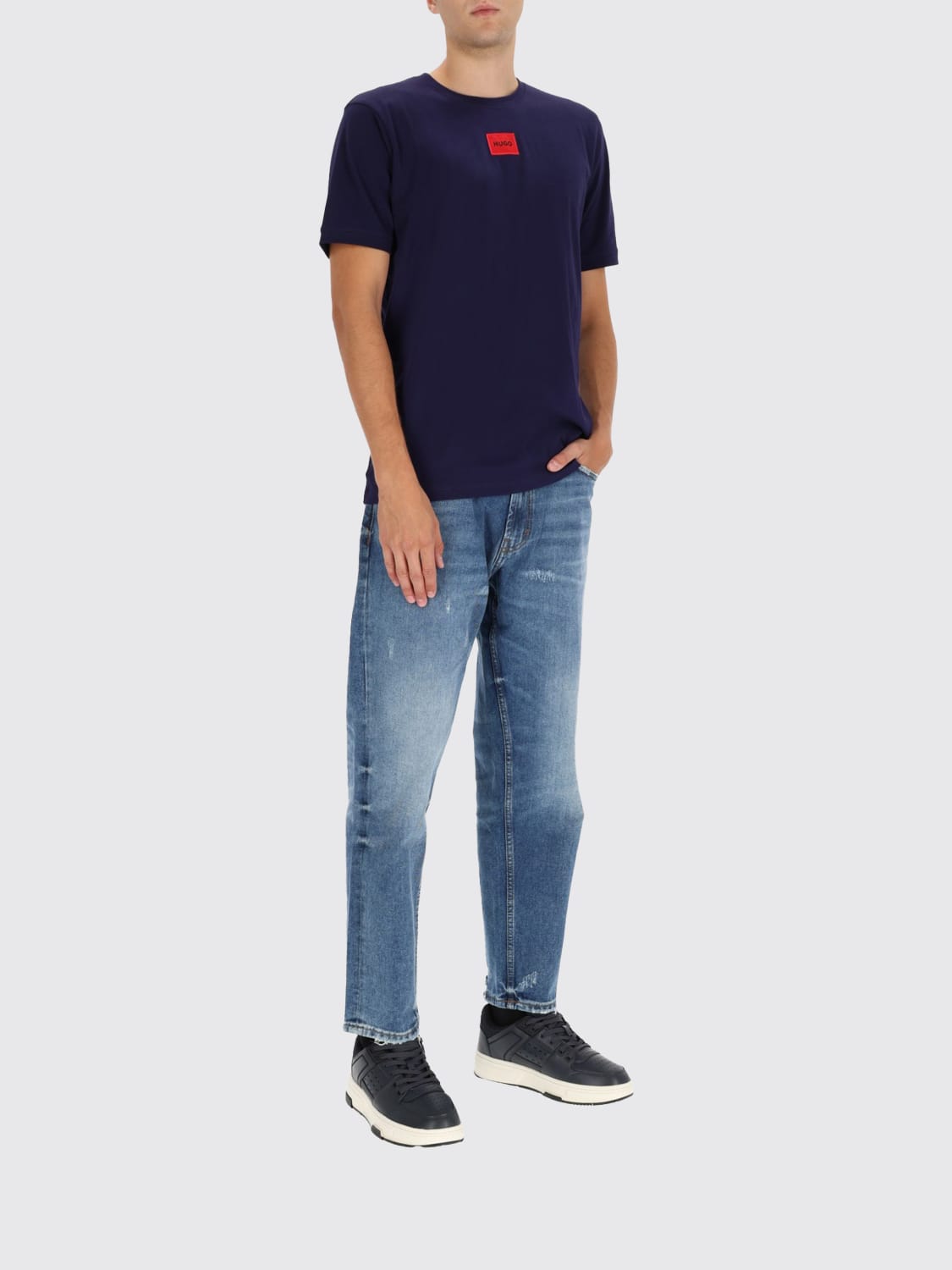 HUGO T-SHIRT: T-shirt men Hugo, Blue - Img 2