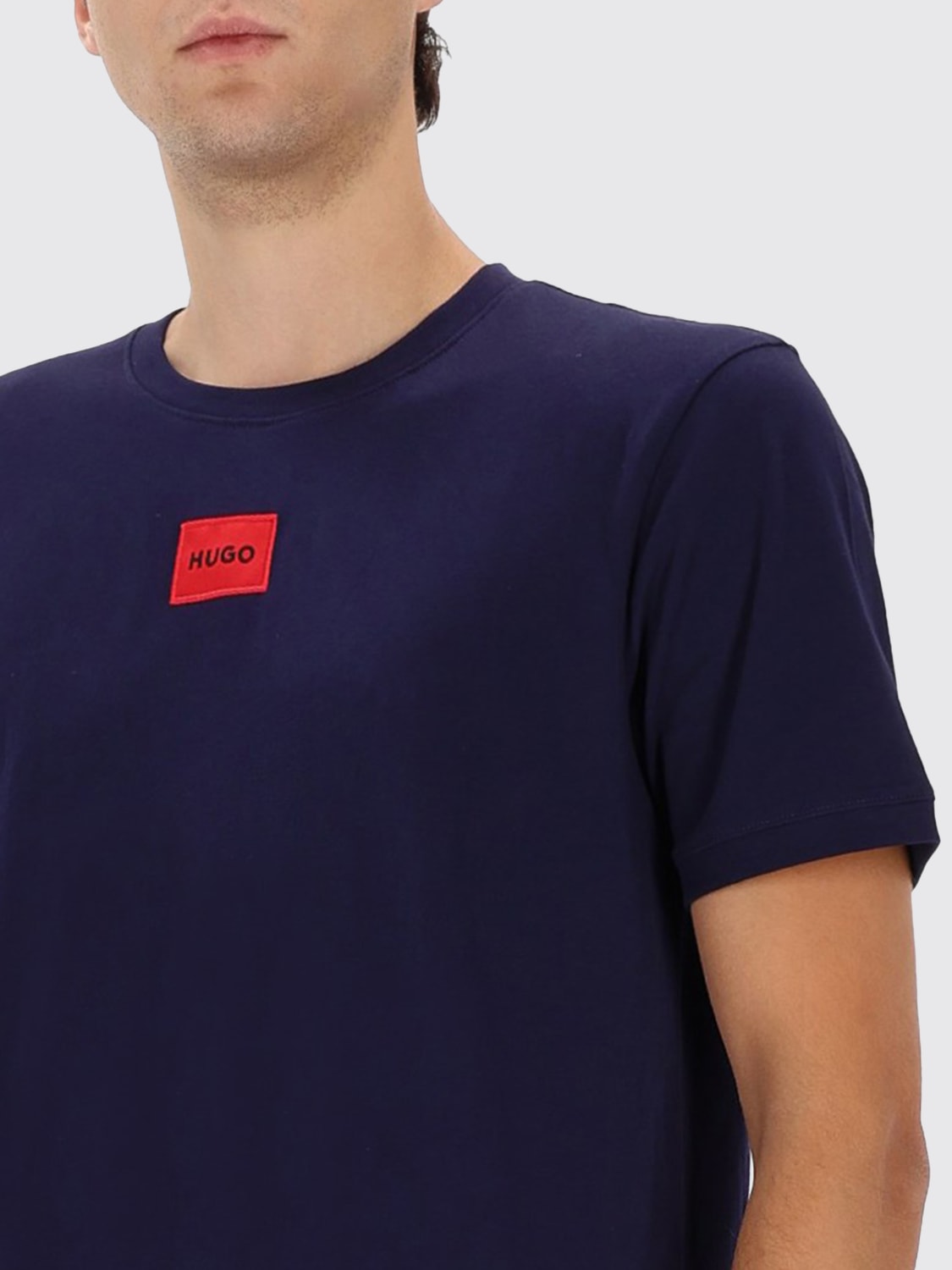 HUGO T-SHIRT: T-shirt men Hugo, Blue - Img 4