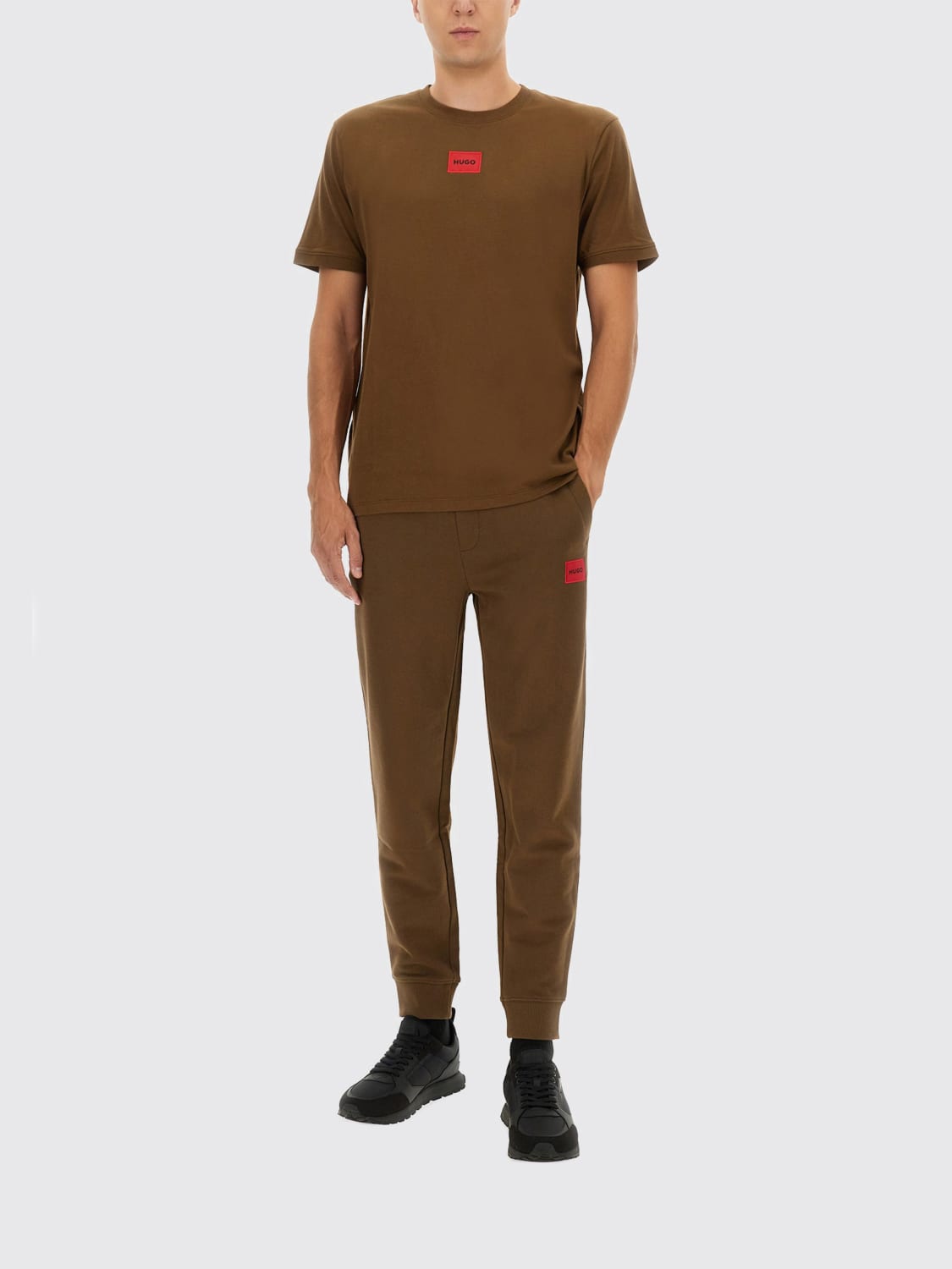 HUGO CAMISETA: Camiseta hombre Hugo, Marrón - Img 2