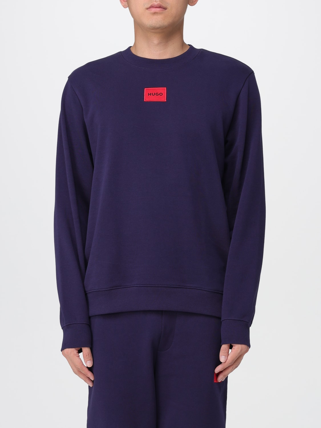 HUGO SWEATSHIRT: Sweatshirt men Hugo, Violet - Img 1