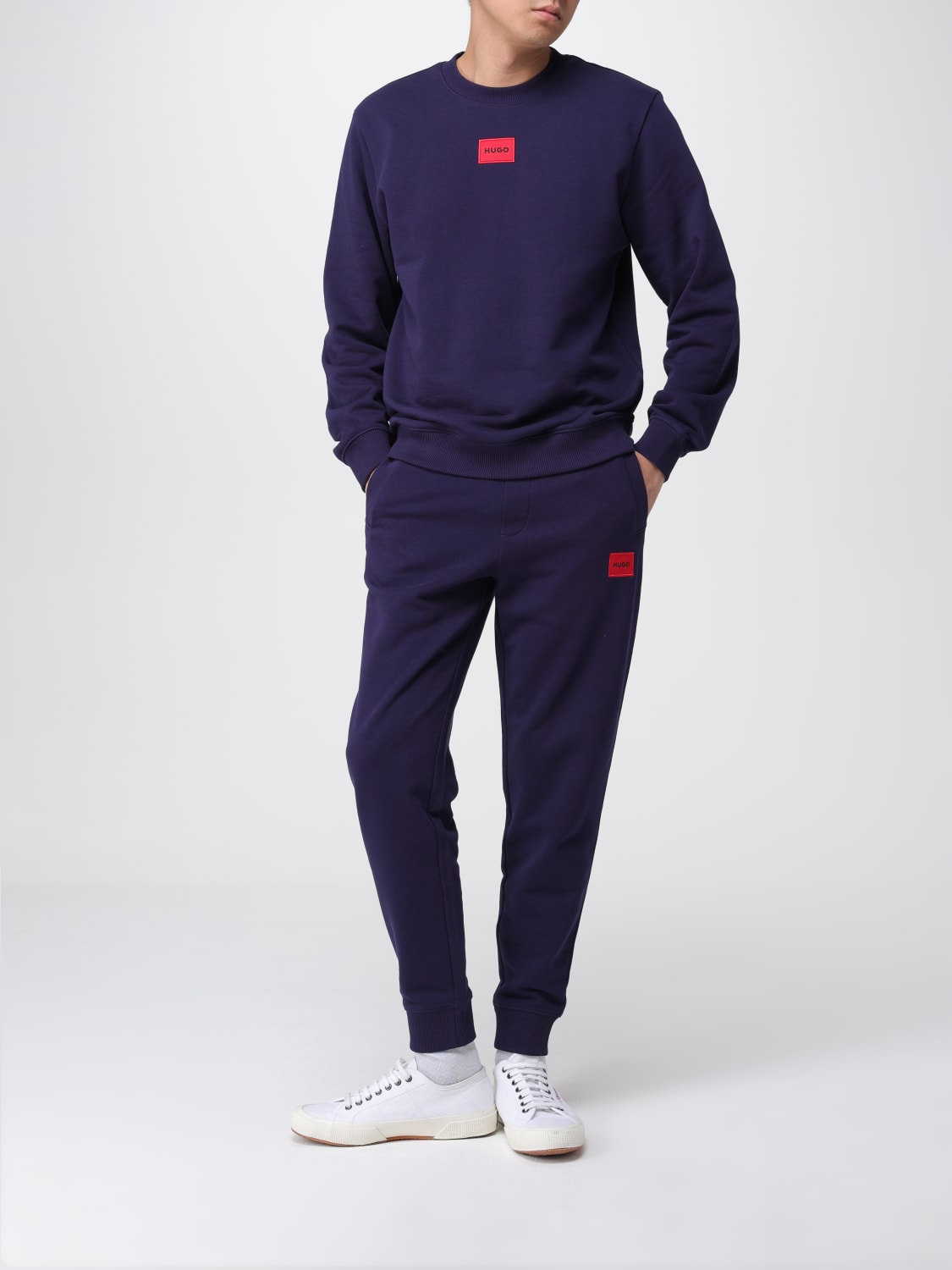 HUGO SWEATSHIRT: Sweatshirt men Hugo, Violet - Img 2