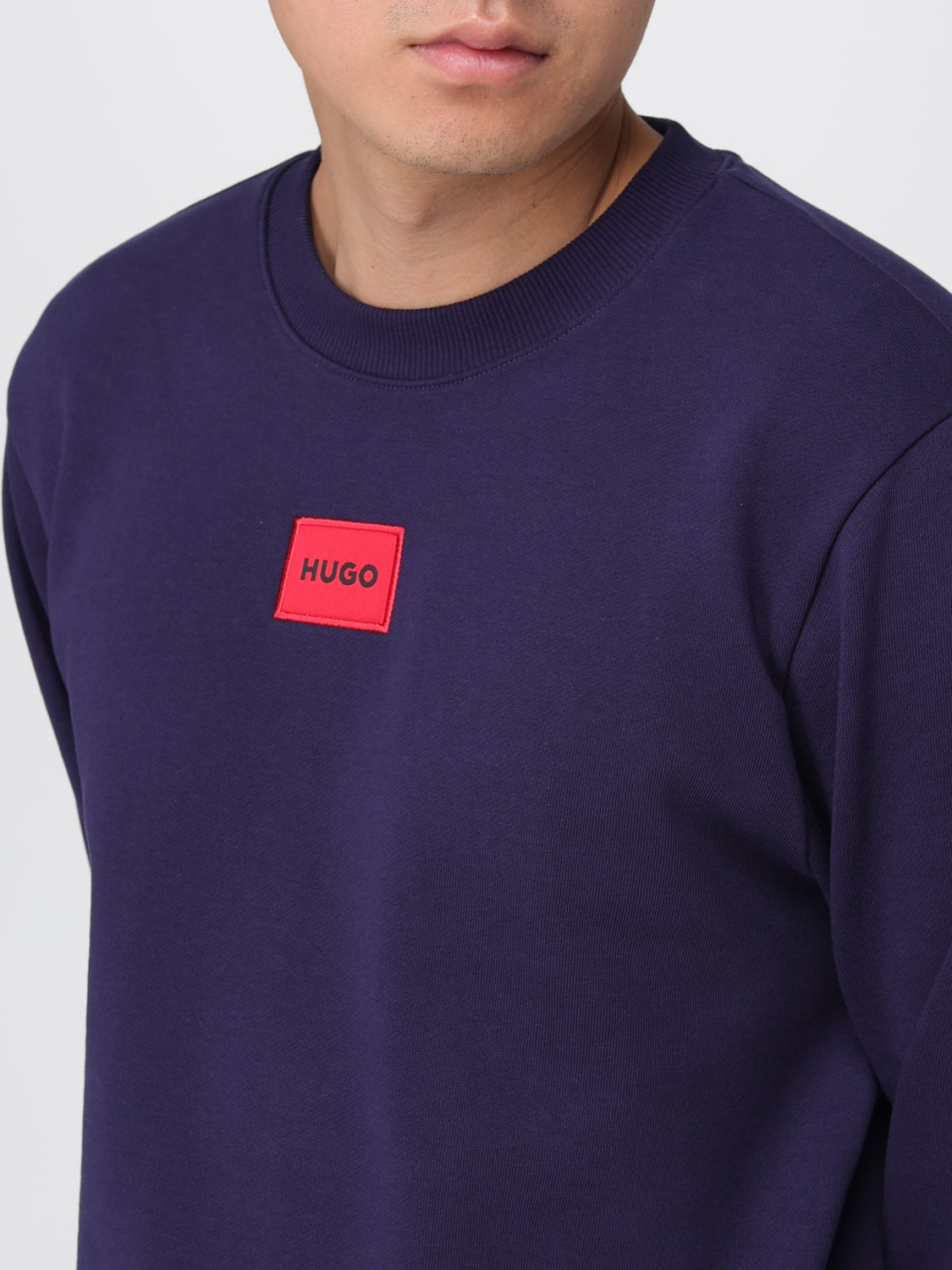 HUGO SWEATSHIRT: Sweatshirt men Hugo, Violet - Img 4