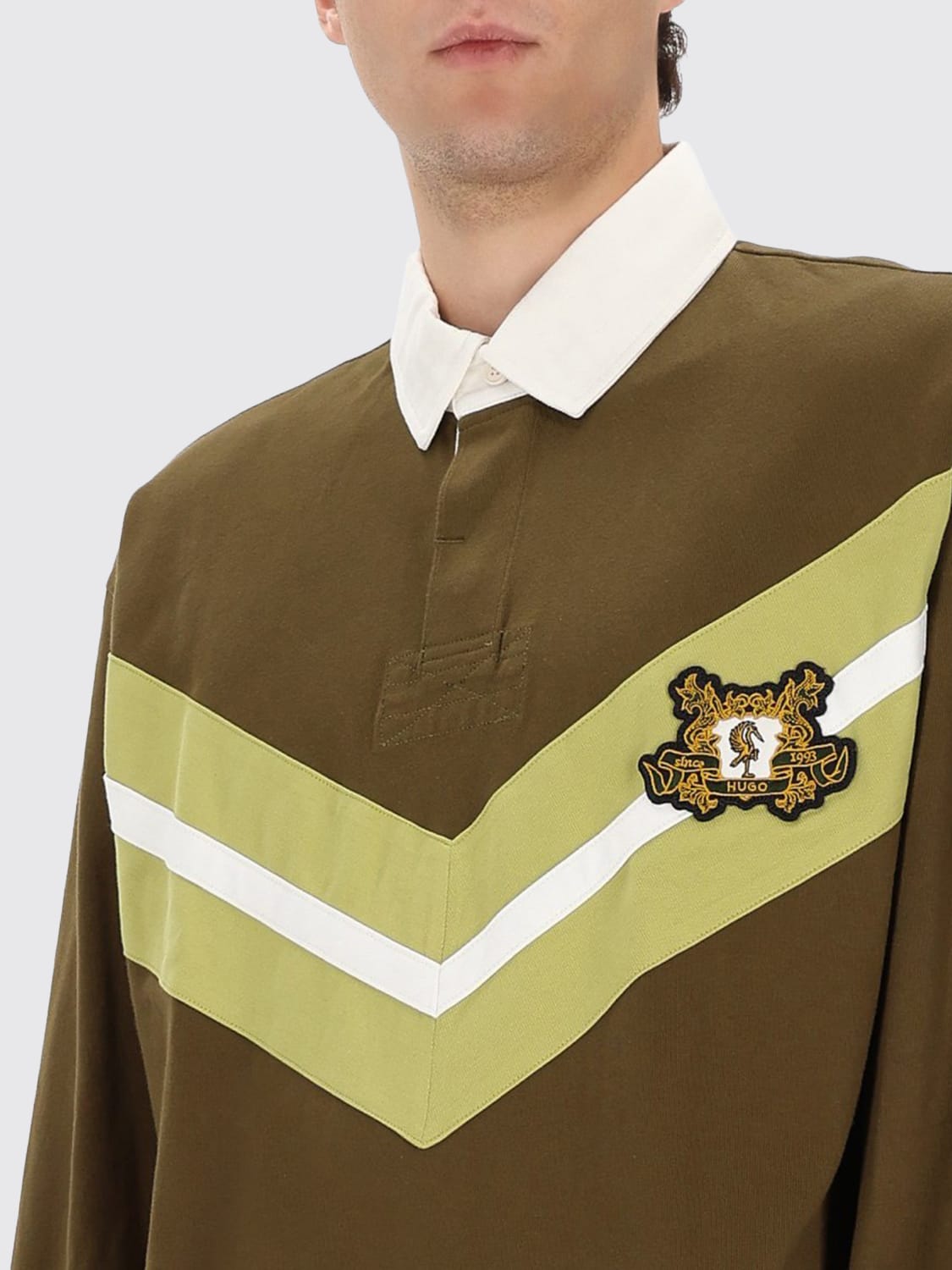 HUGO POLO: Pull homme Hugo, Vert - Img 4