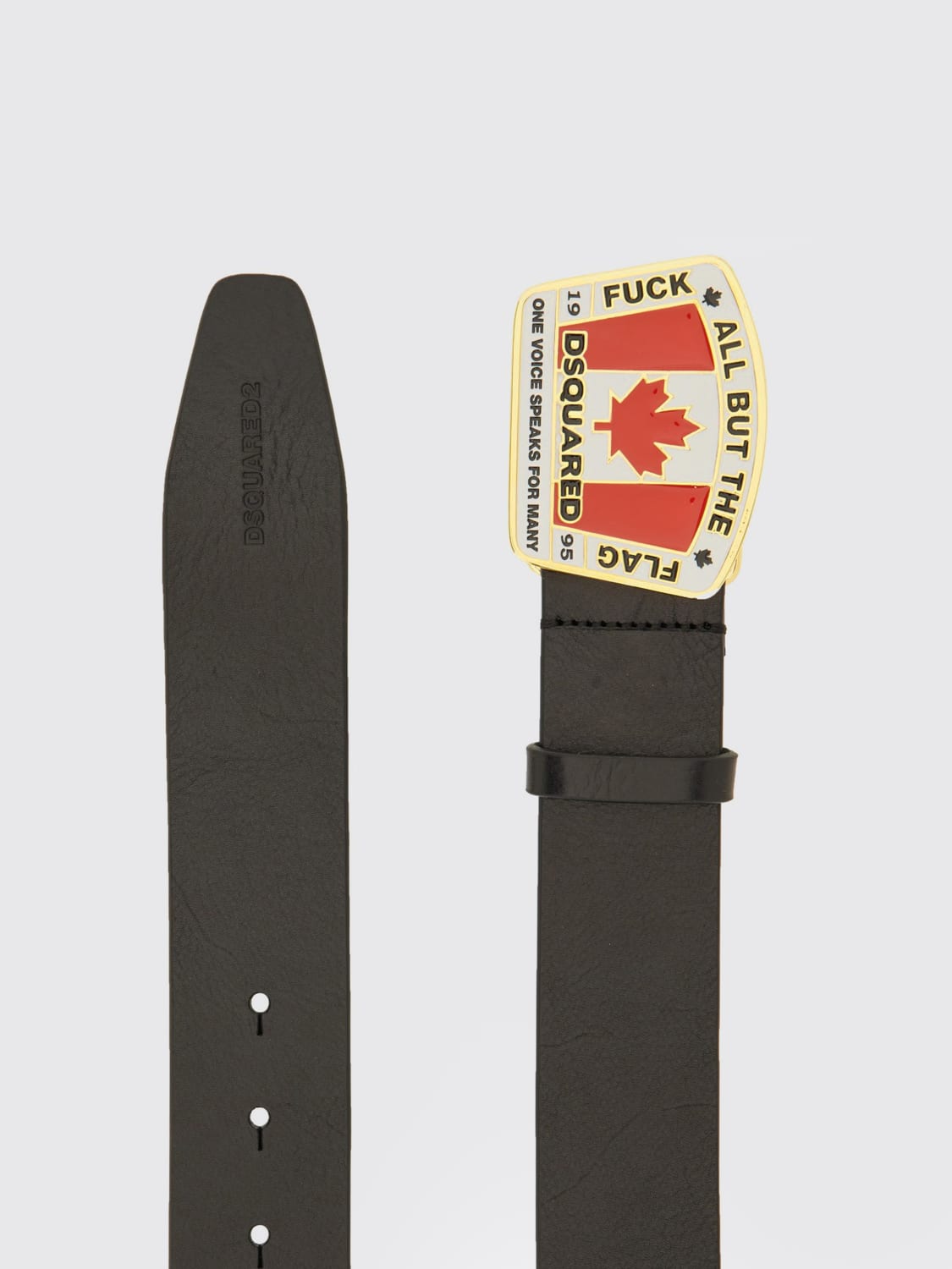 DSQUARED2 BELT: Belt men Dsquared2, Black - Img 2