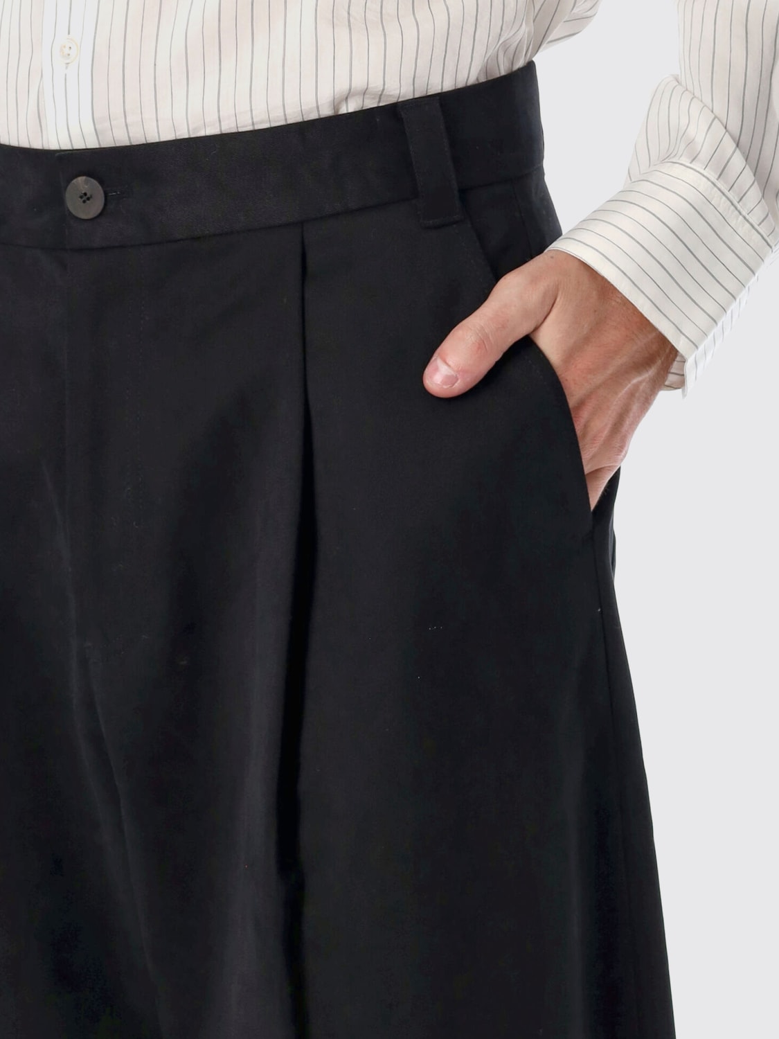 STUDIO NICHOLSON HOSE: Hose herren Studio Nicholson, Schwarz - Img 3