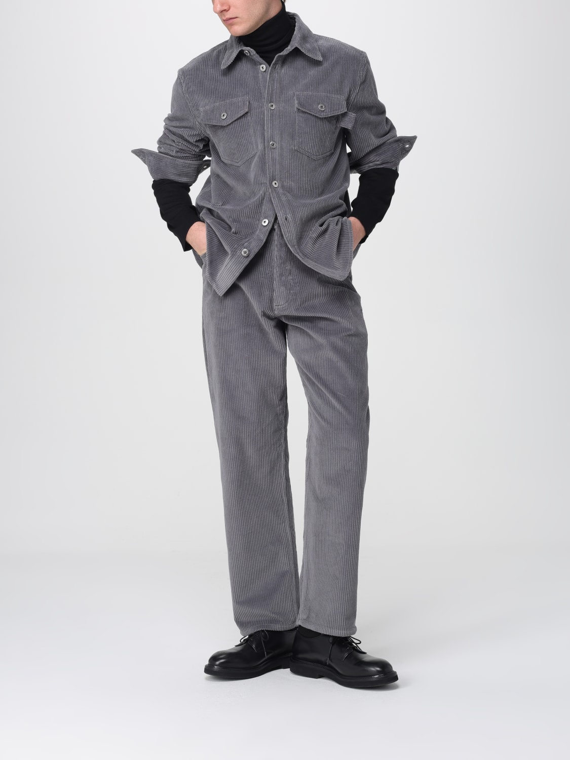 BOTTEGA VENETA PANTS: Pants men Bottega Veneta, Grey - Img 2