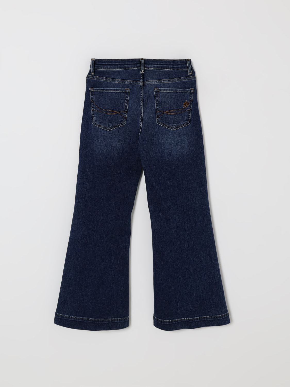 LIU JO JEANS: Jeans flared Liu Jo in denim stretch, Blue - Img 2
