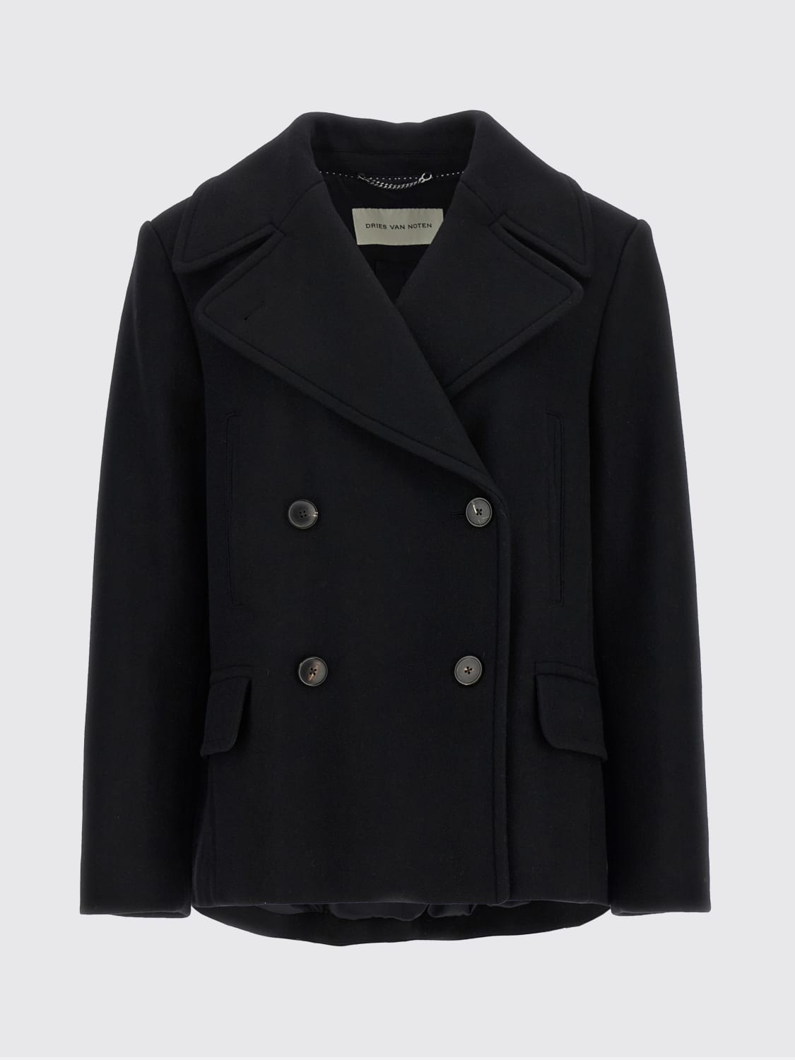 DRIES VAN NOTEN ABRIGO: Sobretodo mujer Dries Van Noten, Negro - Img 1