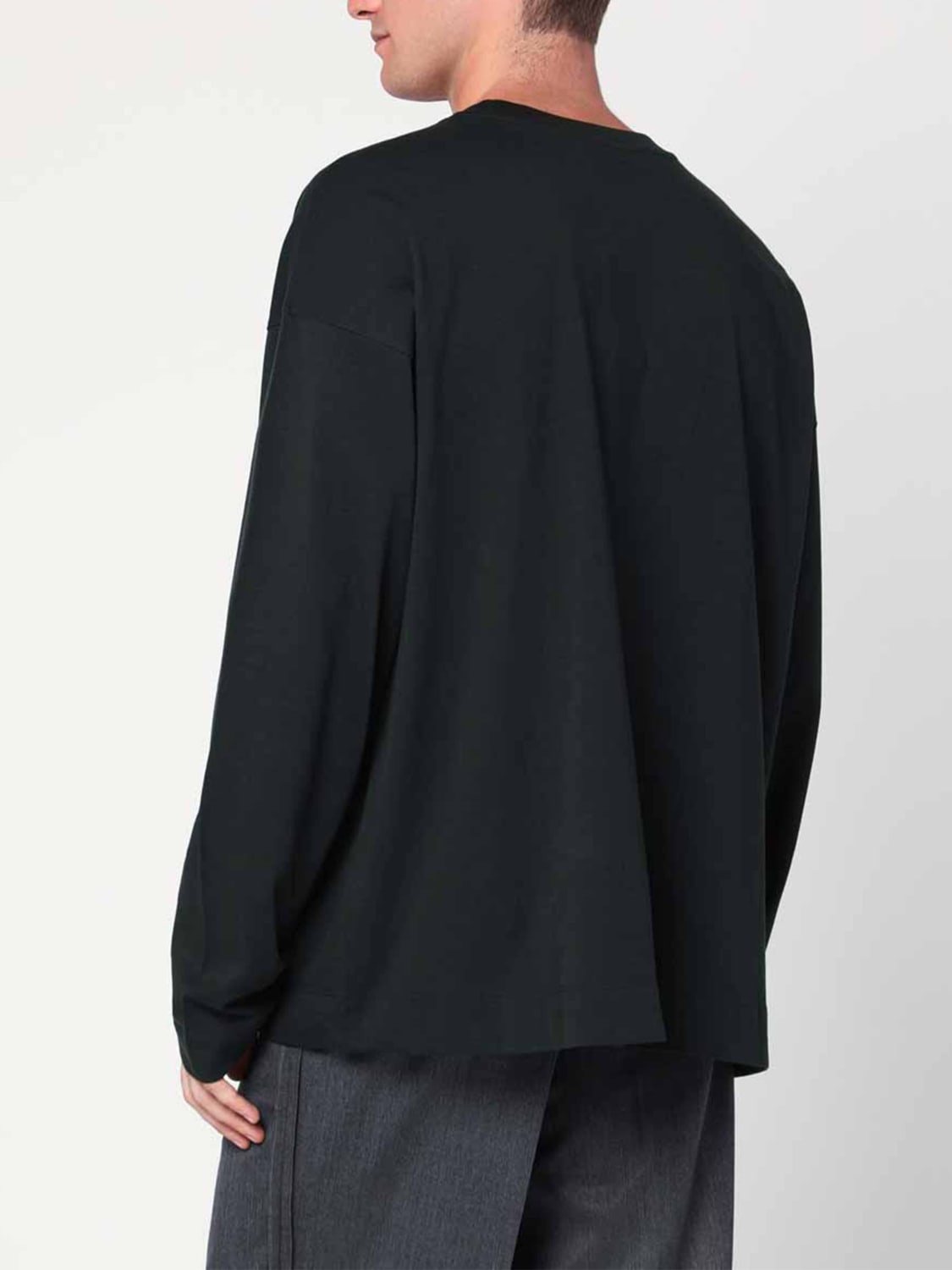 DRIES VAN NOTEN T-SHIRT: T-shirt men Dries Van Noten, Bottle Green - Img 3