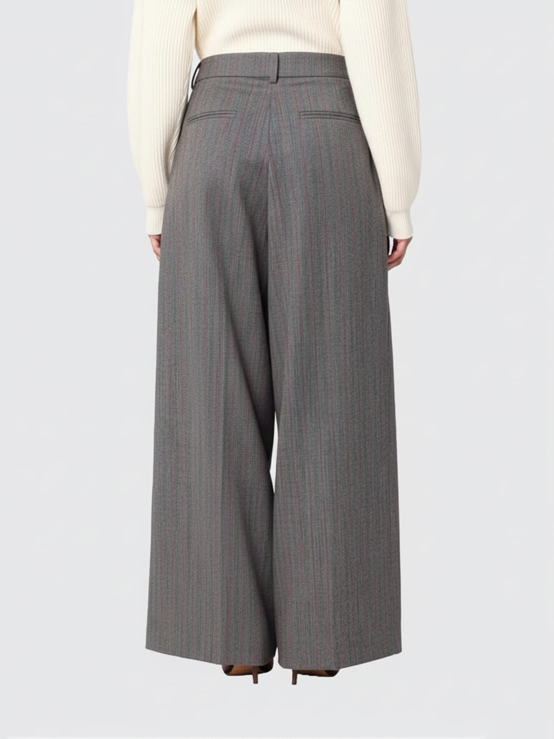 DRIES VAN NOTEN PANTS: Pants woman Dries Van Noten, Grey - Img 3