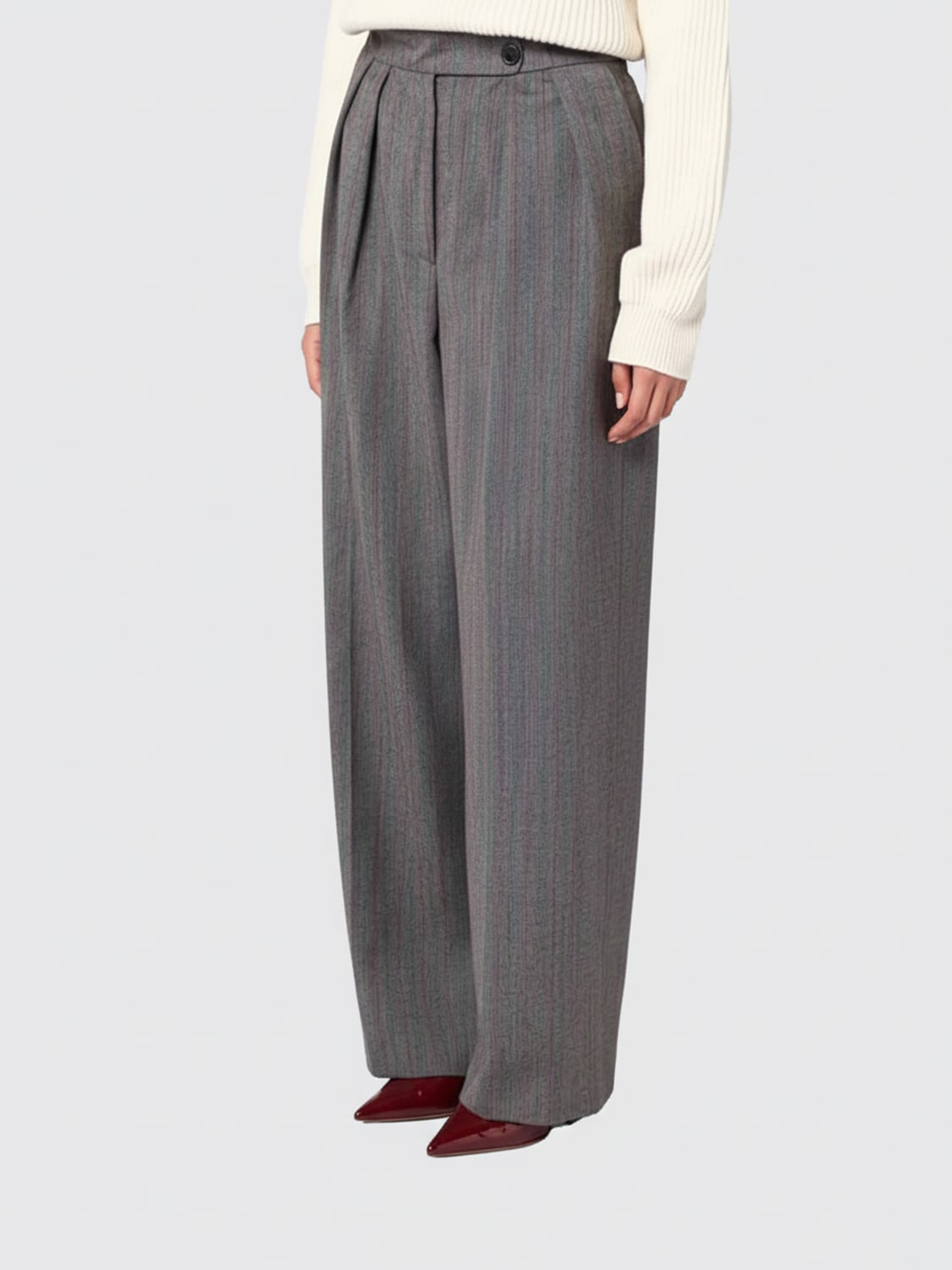 DRIES VAN NOTEN PANTS: Pants woman Dries Van Noten, Grey - Img 4