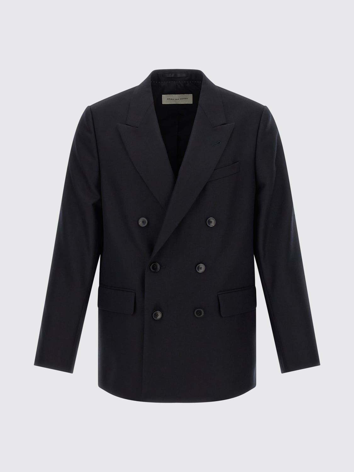 DRIES VAN NOTEN 外套: 外套 男士 Dries Van Noten, 蓝色 - Img 1