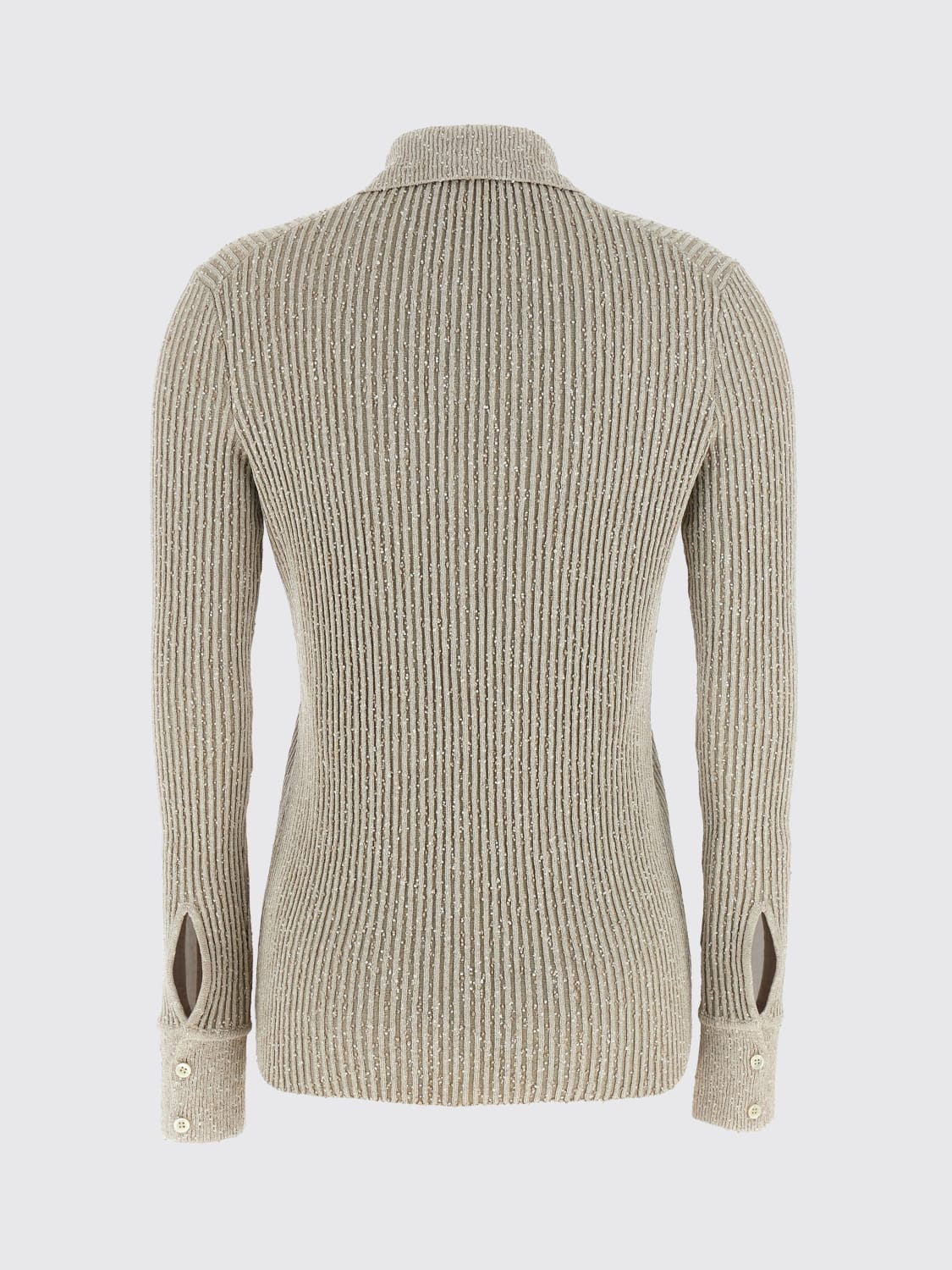 MAGDA BUTRYM PULL: Cardigan femme Magda Butrym, Gris - Img 2