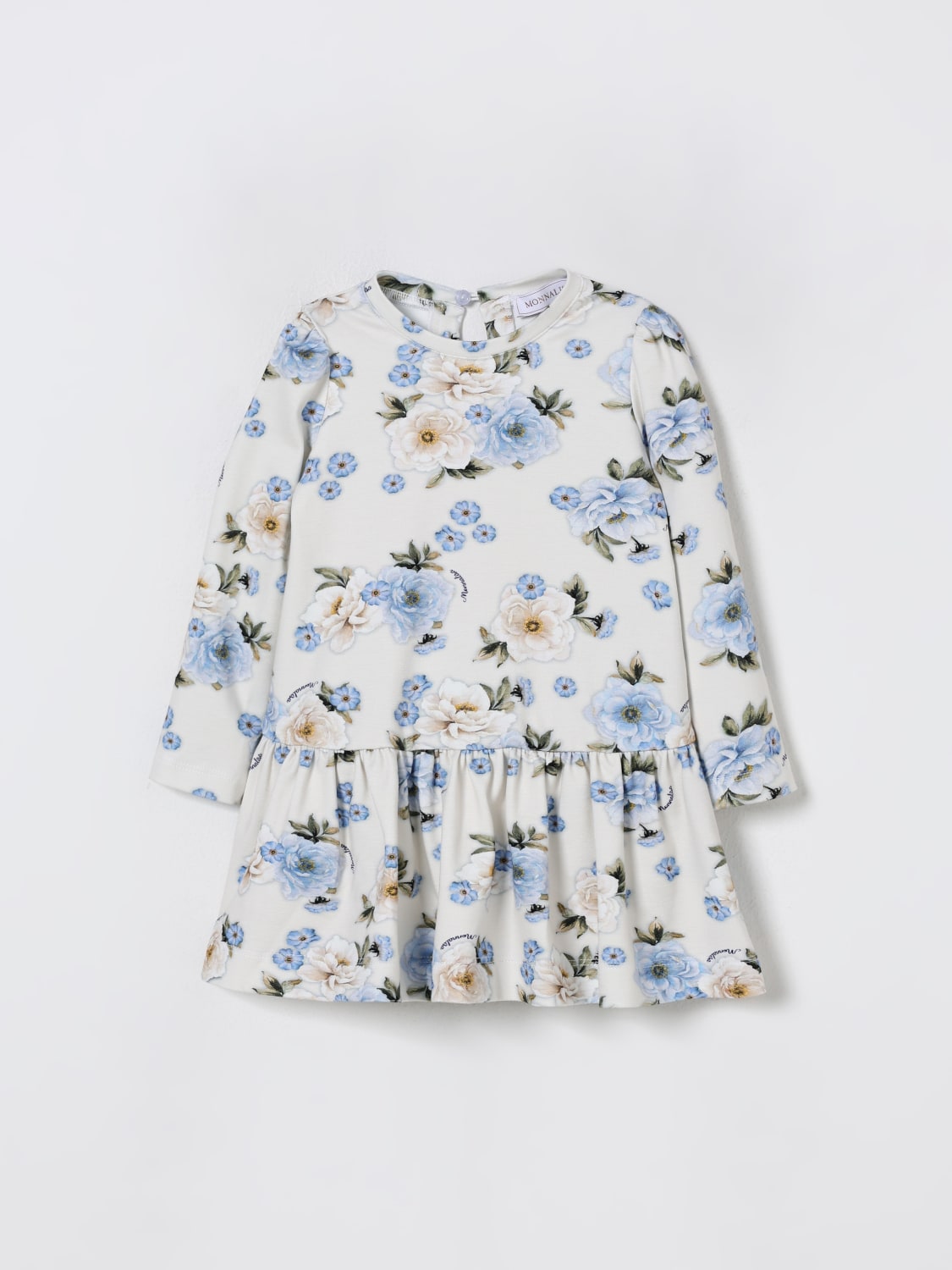 MONNALISA ROMPER: Romper kids Monnalisa, Ecru - Img 1