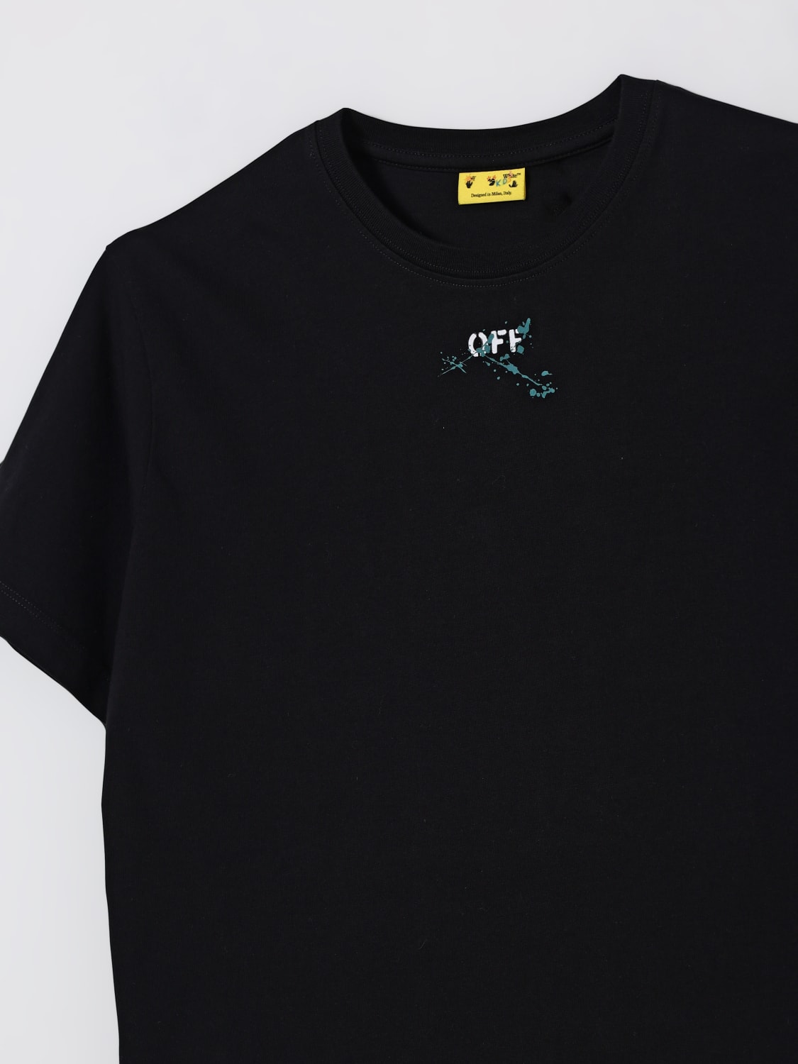 OFF-WHITE KIDS CAMISETA: Camiseta niños Off-white Kids, Negro - Img 3