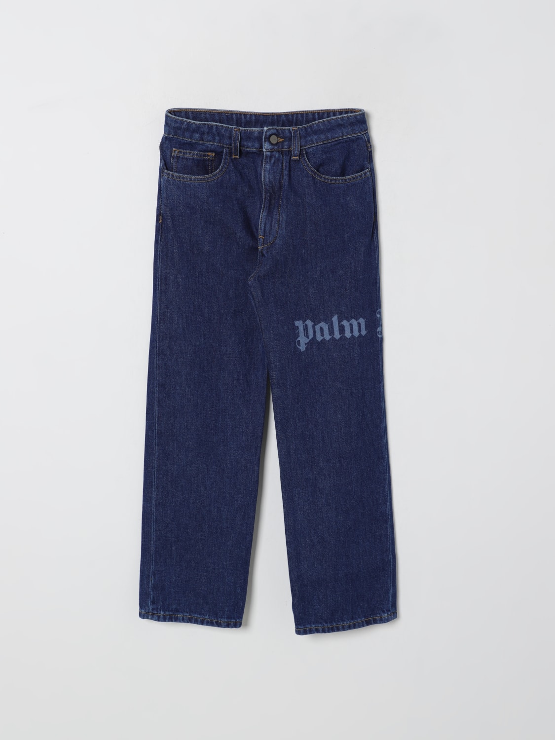 PALM ANGELS JEANS: Pants kids Palm Angels, Blue - Img 1