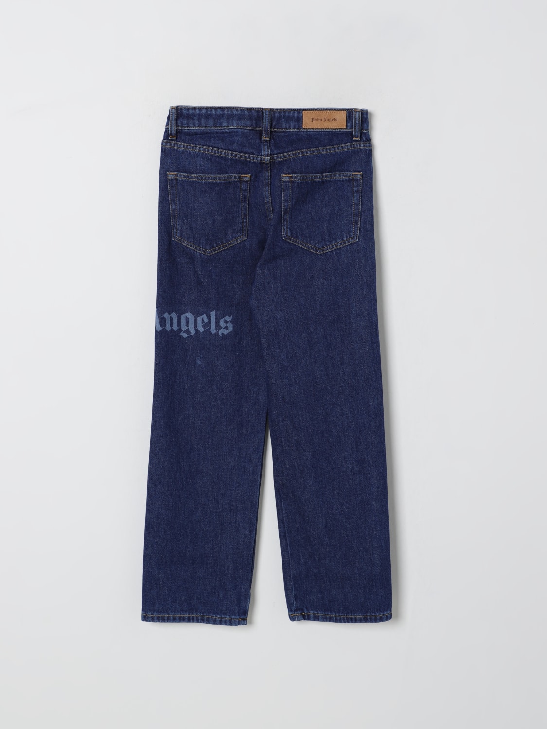 PALM ANGELS JEANS: Pants kids Palm Angels, Blue - Img 2