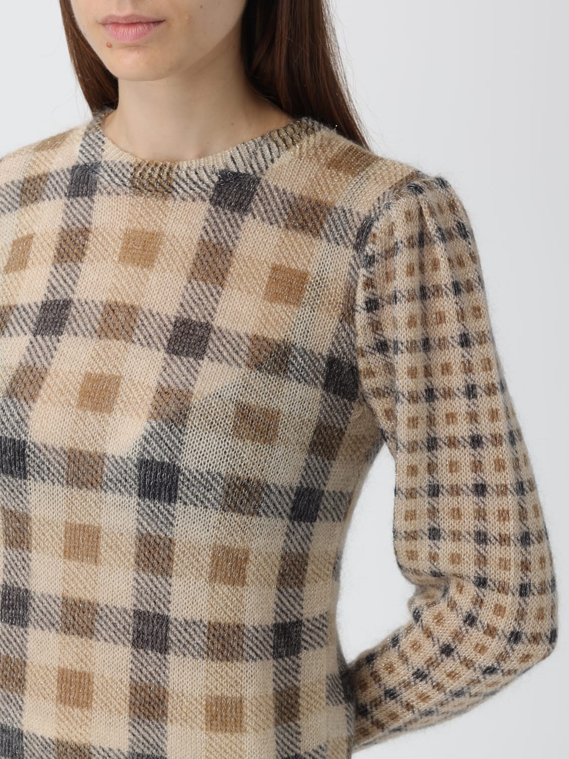 TWINSET SWEATER: Sweater woman Twinset, Camel - Img 3