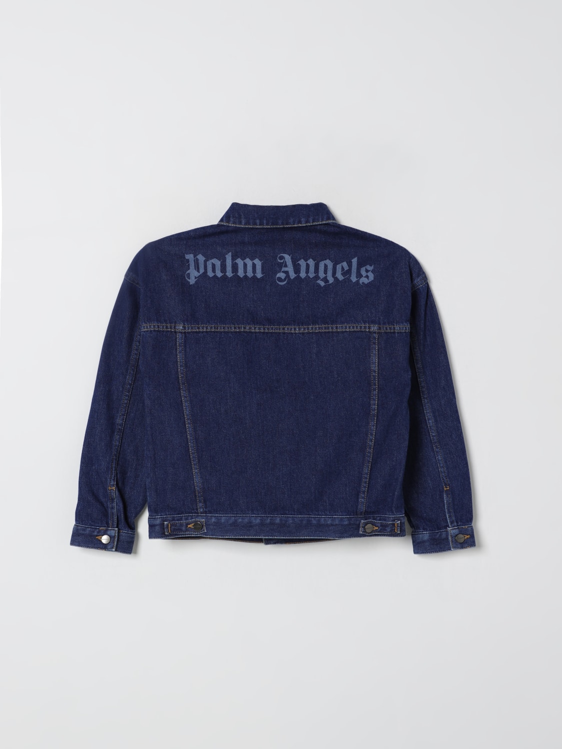 PALM ANGELS JACKET: Jacket kids Palm Angels, Blue - Img 2