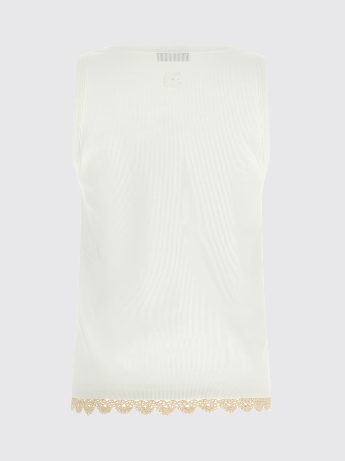 MAGDA BUTRYM TOP: Top Magda Butrym in cotone , Bianco - Img 2